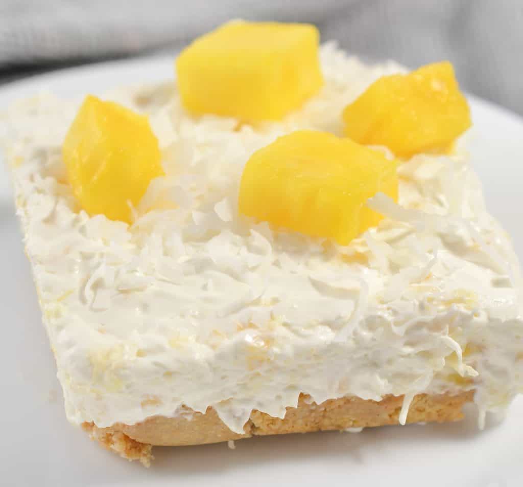 No Bake Pineapple Cream Dessert - Sweet Pea's Kitchen