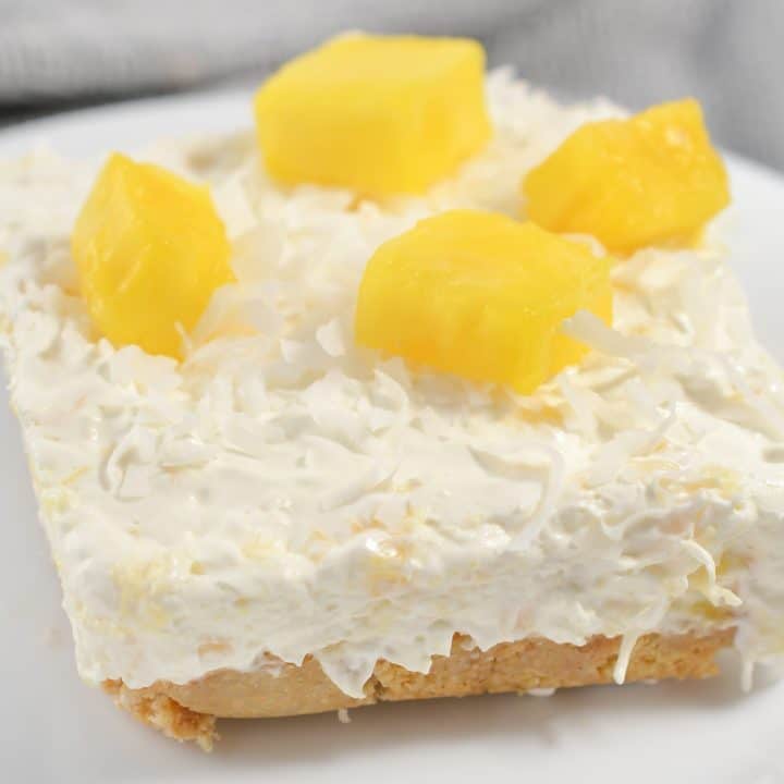 No Bake Pineapple Cream Dessert-image