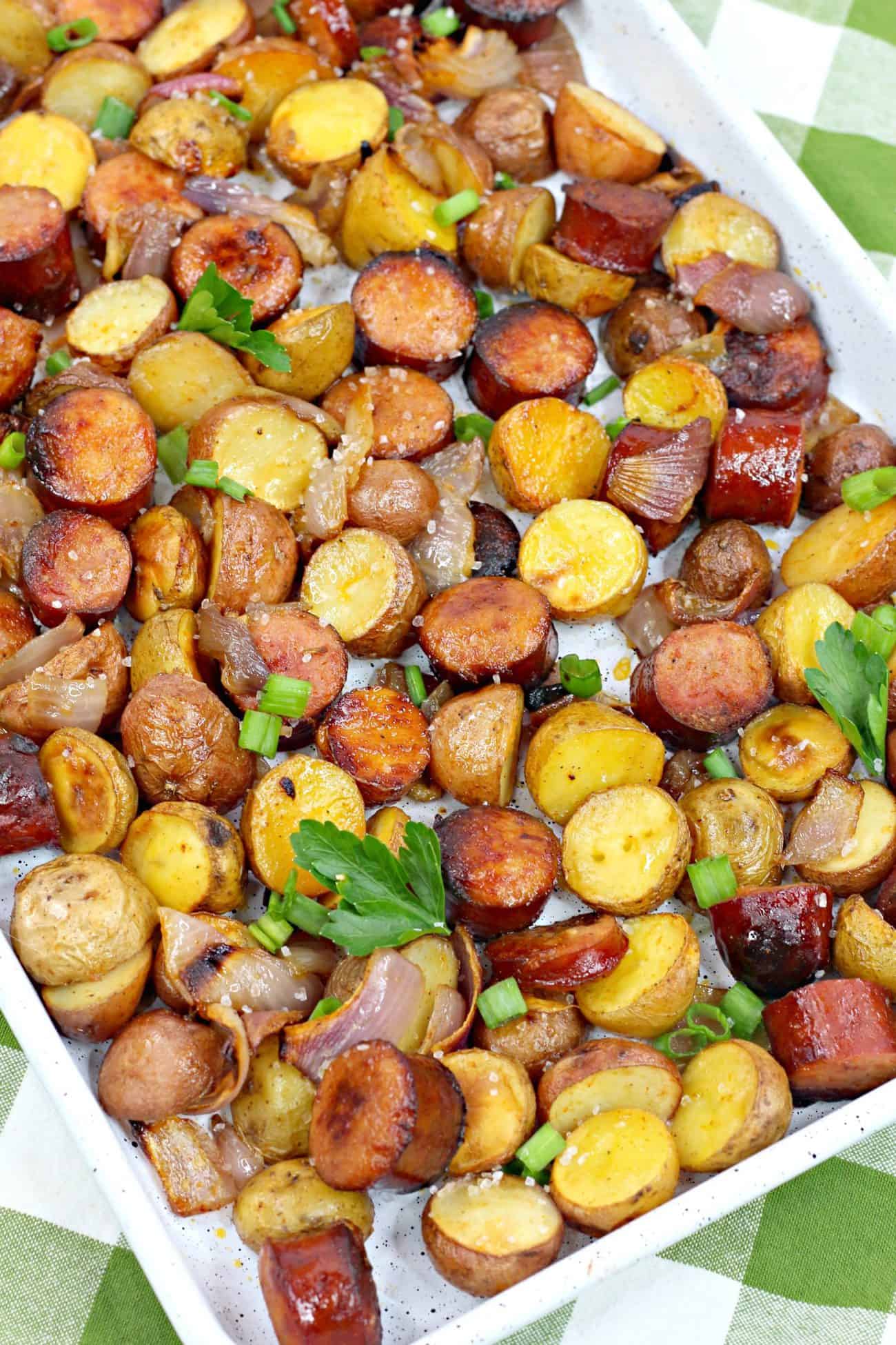 Oven Roasted Sausage and Potatoes