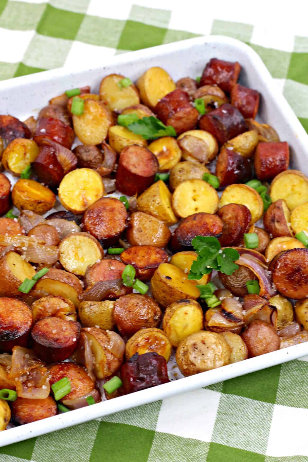 Oven Roasted Sausage And Potatoes Sweet Pea s Kitchen