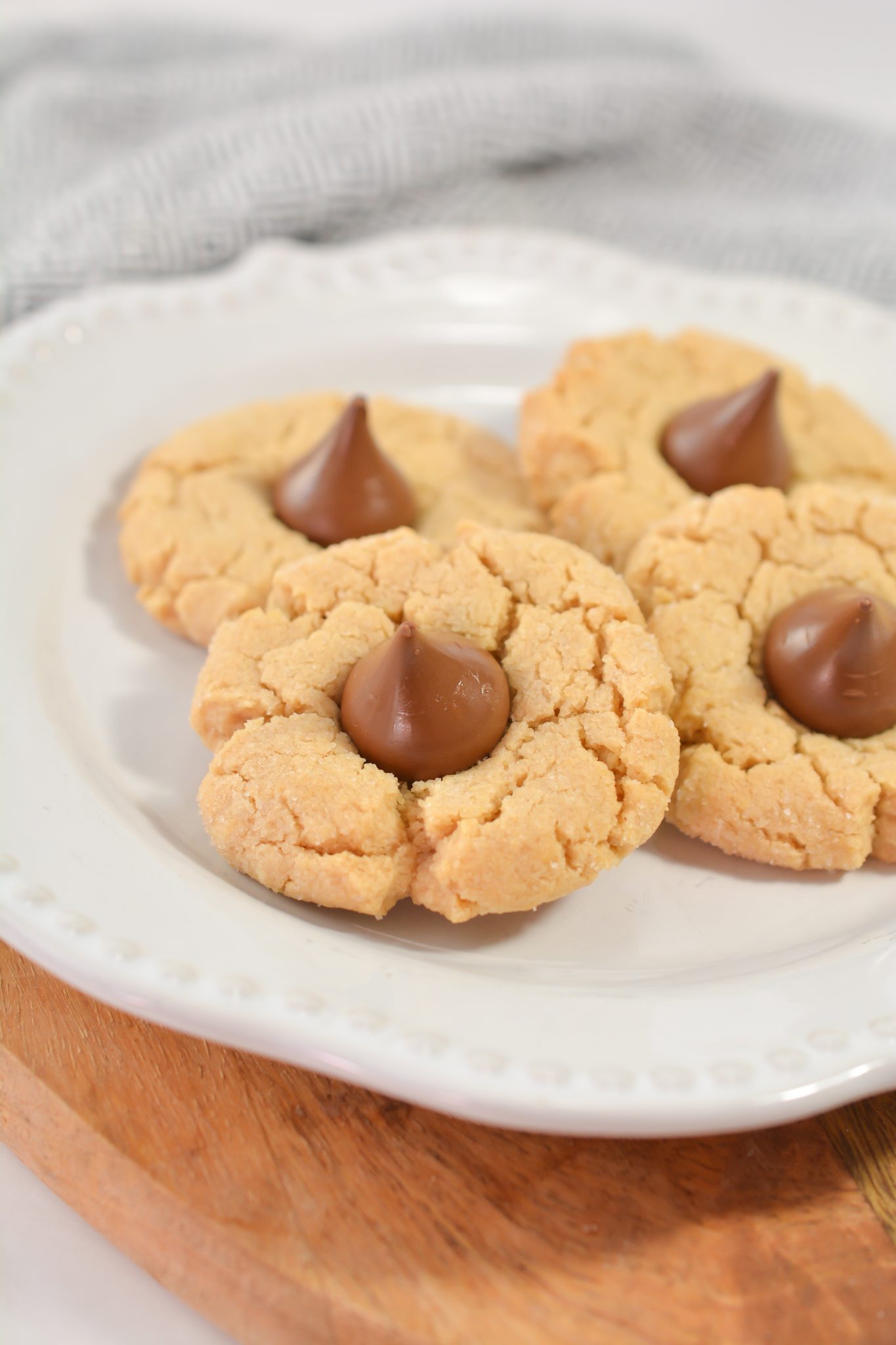 Peanut Butter Hershey Kiss Cookies - Sweet Pea's Kitchen