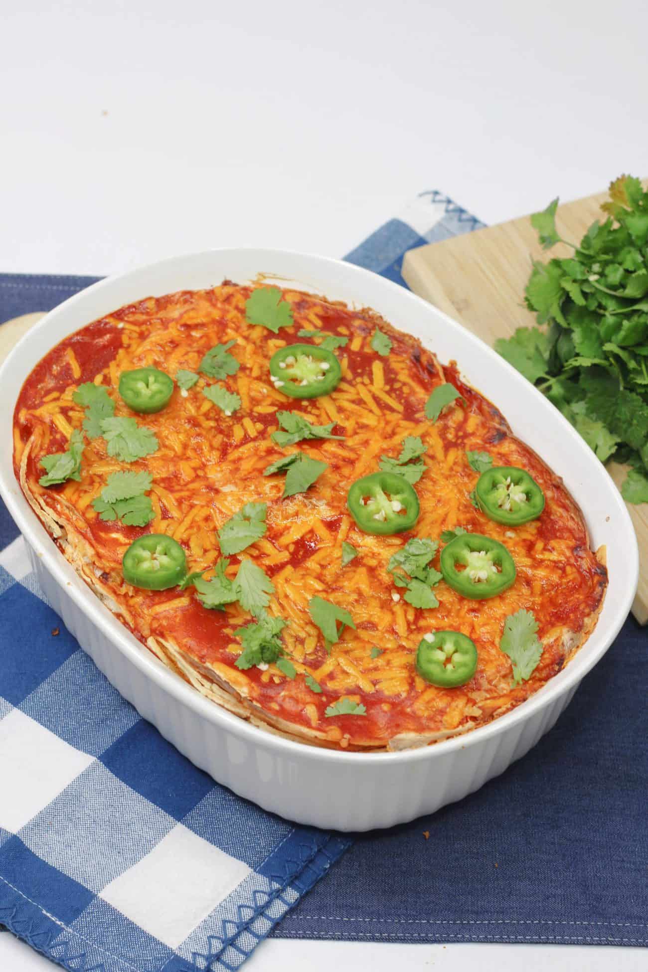 Red Sauce Mexican Casserole