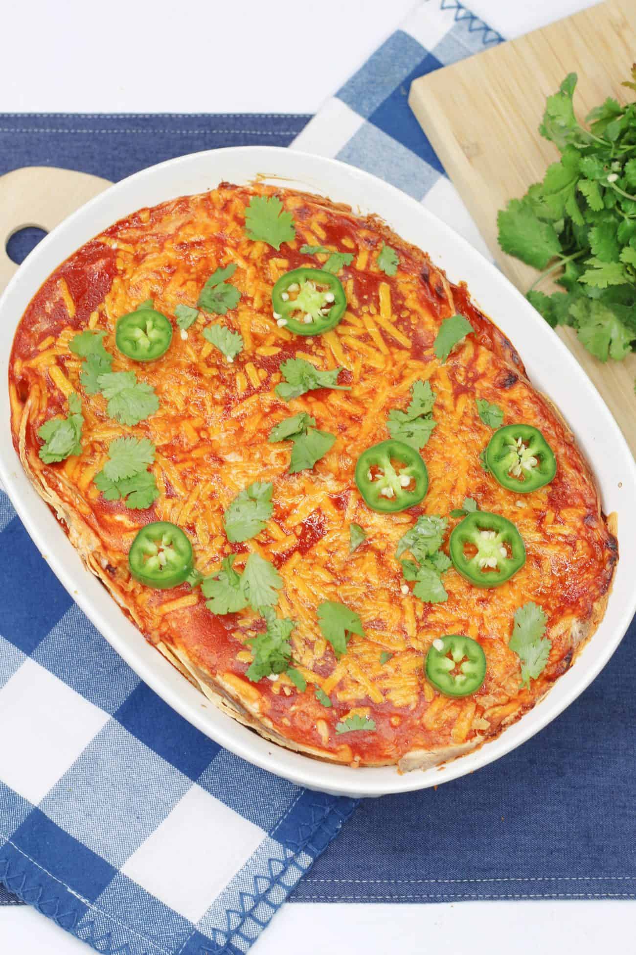 Red Sauce Mexican Casserole