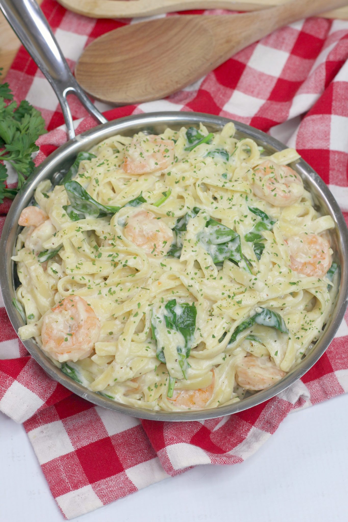 Shrimp Fettuccine Alfredo - Sweet Pea's Kitchen