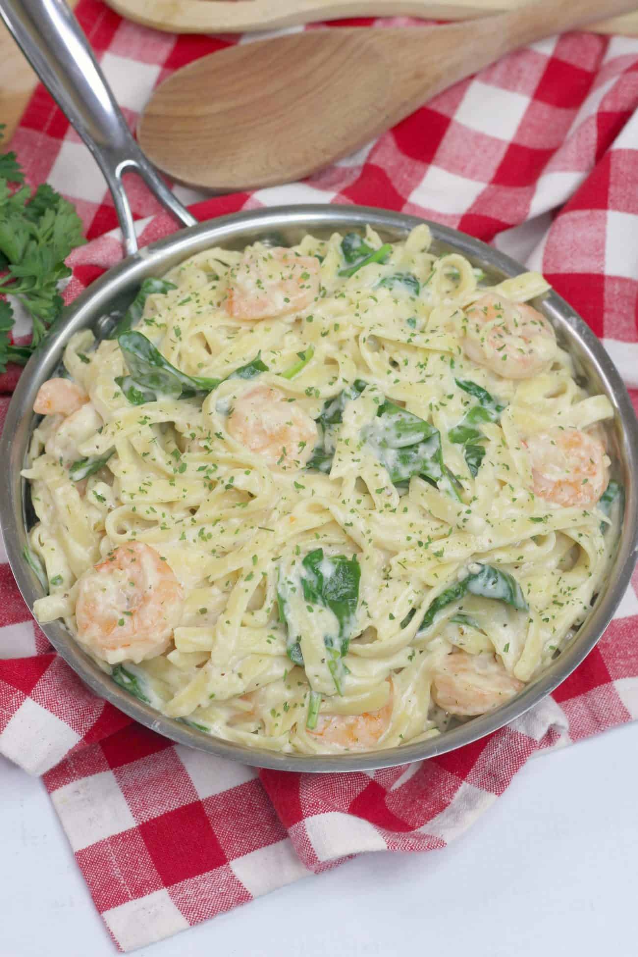 Shrimp Fettuccine Alfredo