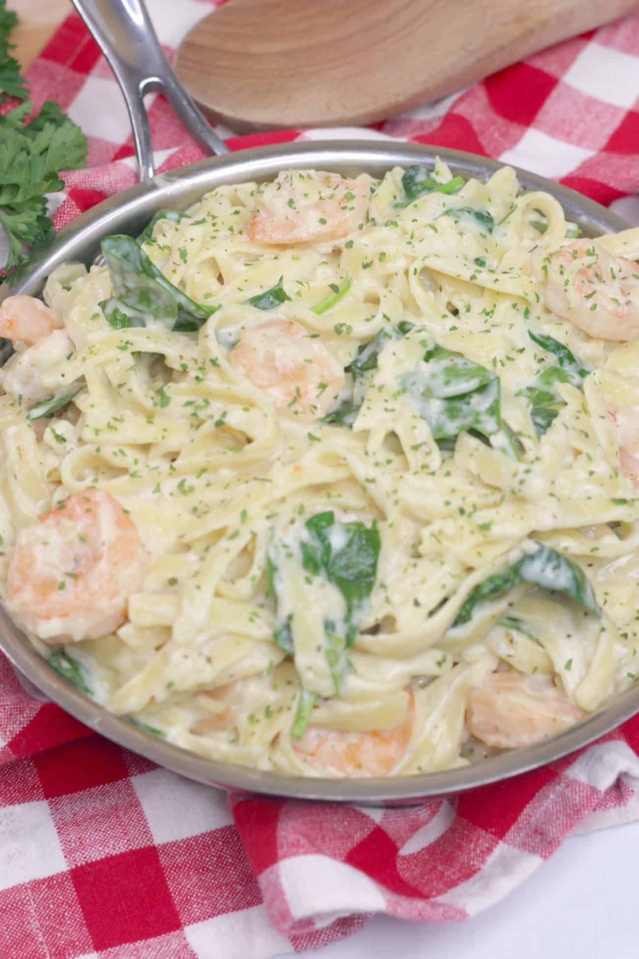 Shrimp Fettuccine Alfredo