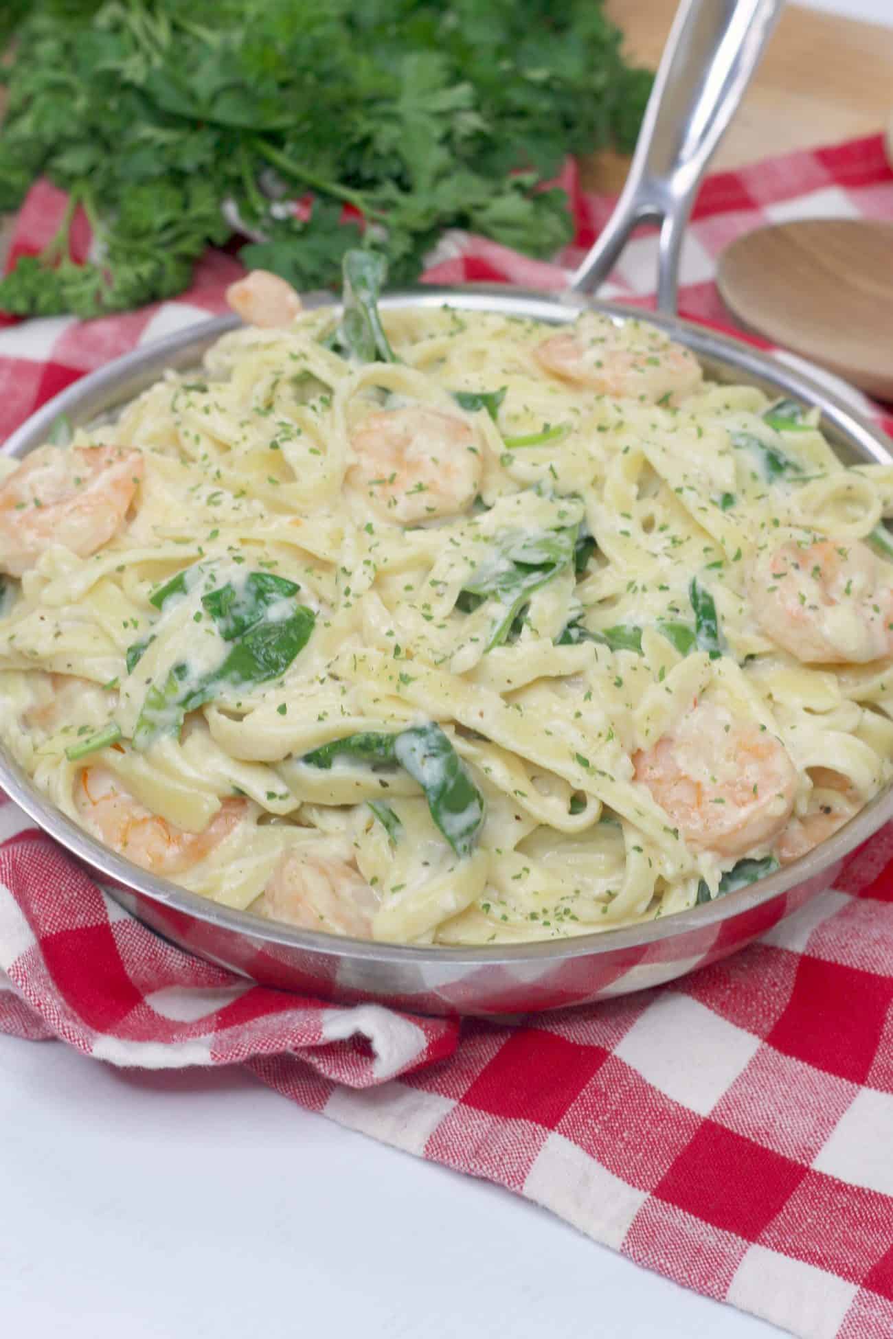 Shrimp Fettuccine Alfredo