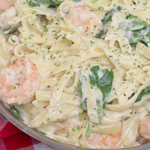 Shrimp Fettuccine Alfredo - Sweet Pea's Kitchen