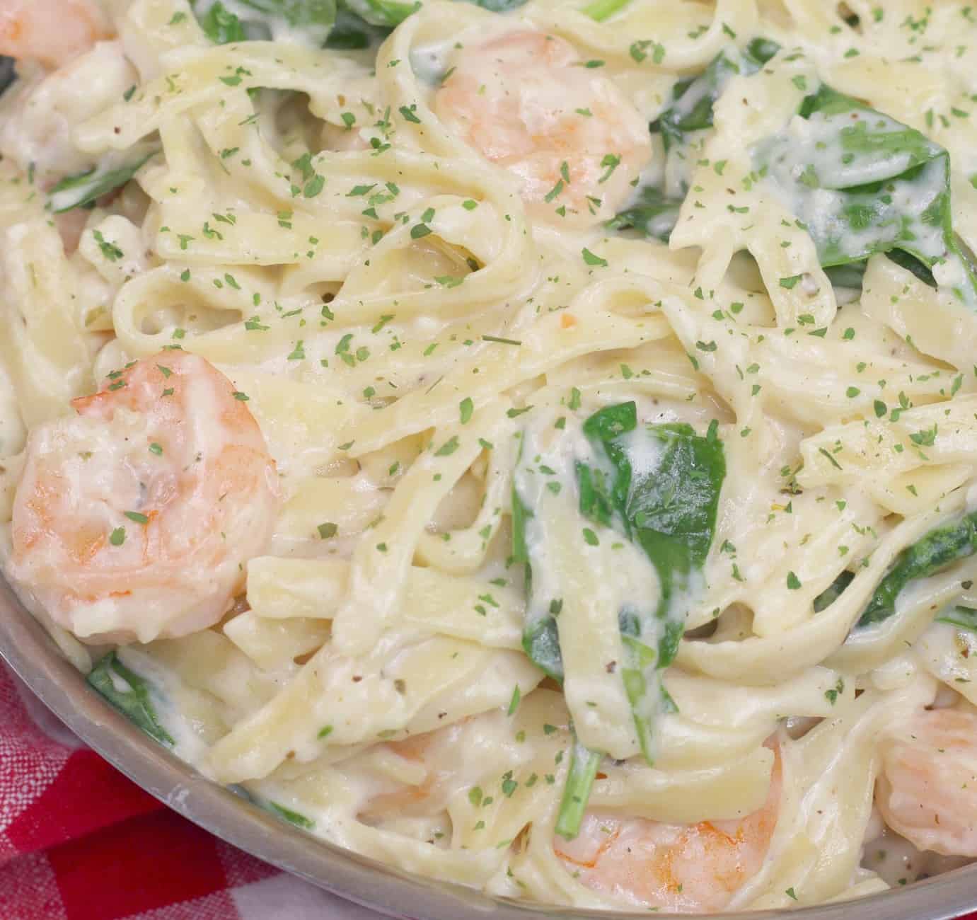 Shrimp Fettuccine Alfredo Sweet Pea's Kitchen
