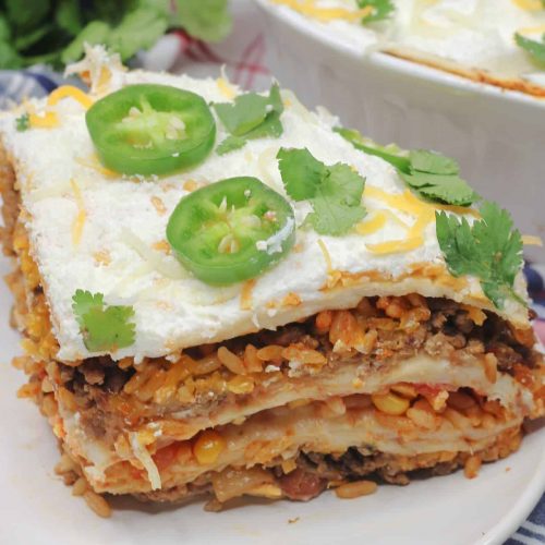 White Sauce Mexican Casserole - Sweet Pea's Kitchen
