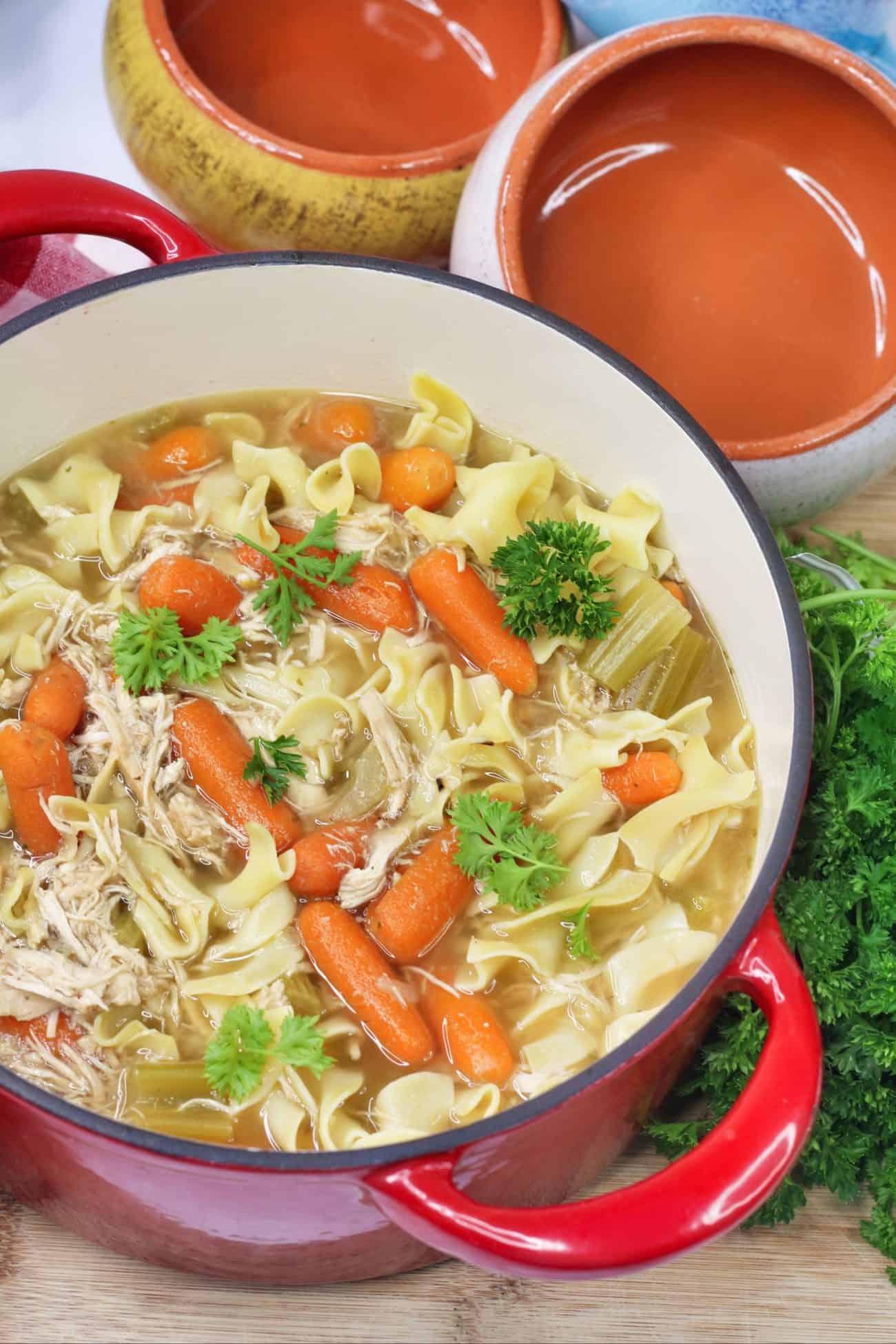 Homestyle Chicken Noodle Soup - Sweet Pea's Kitchen