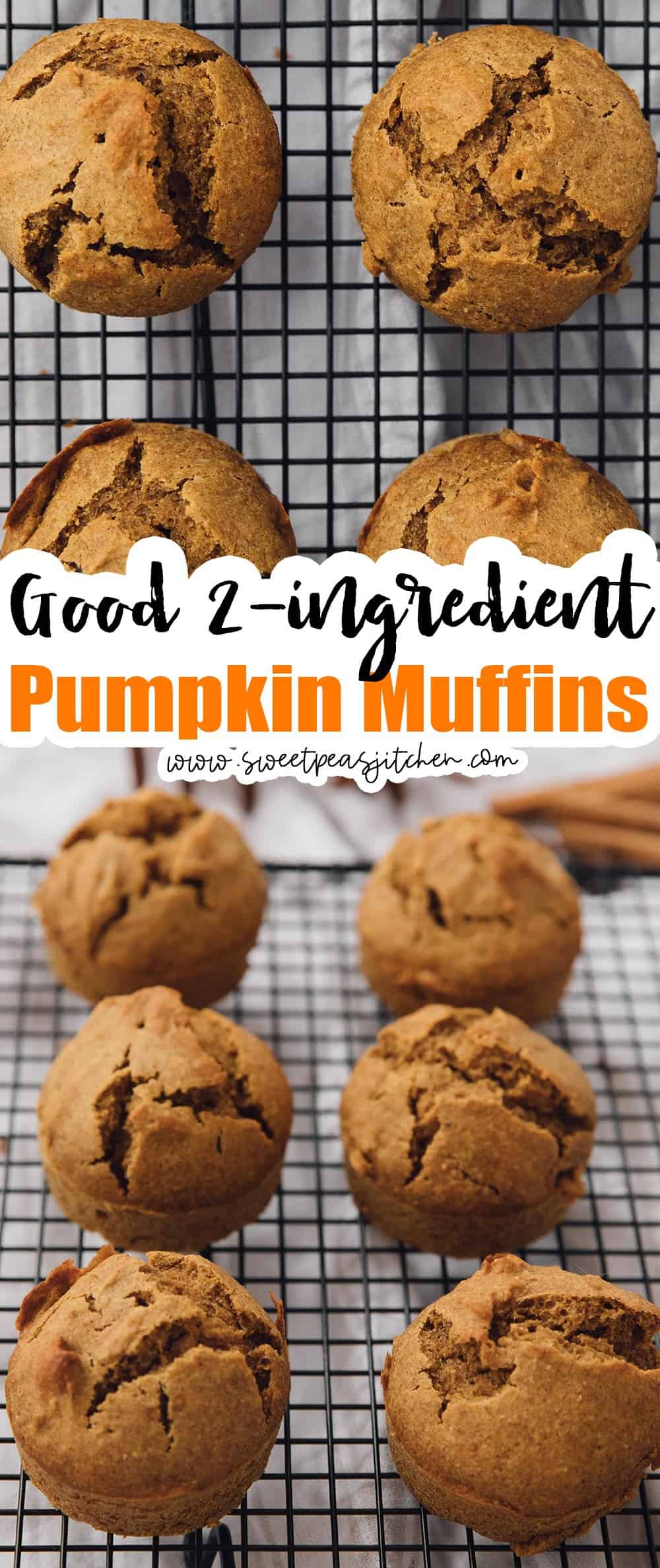 2-ingredient Pumpkin Muffins