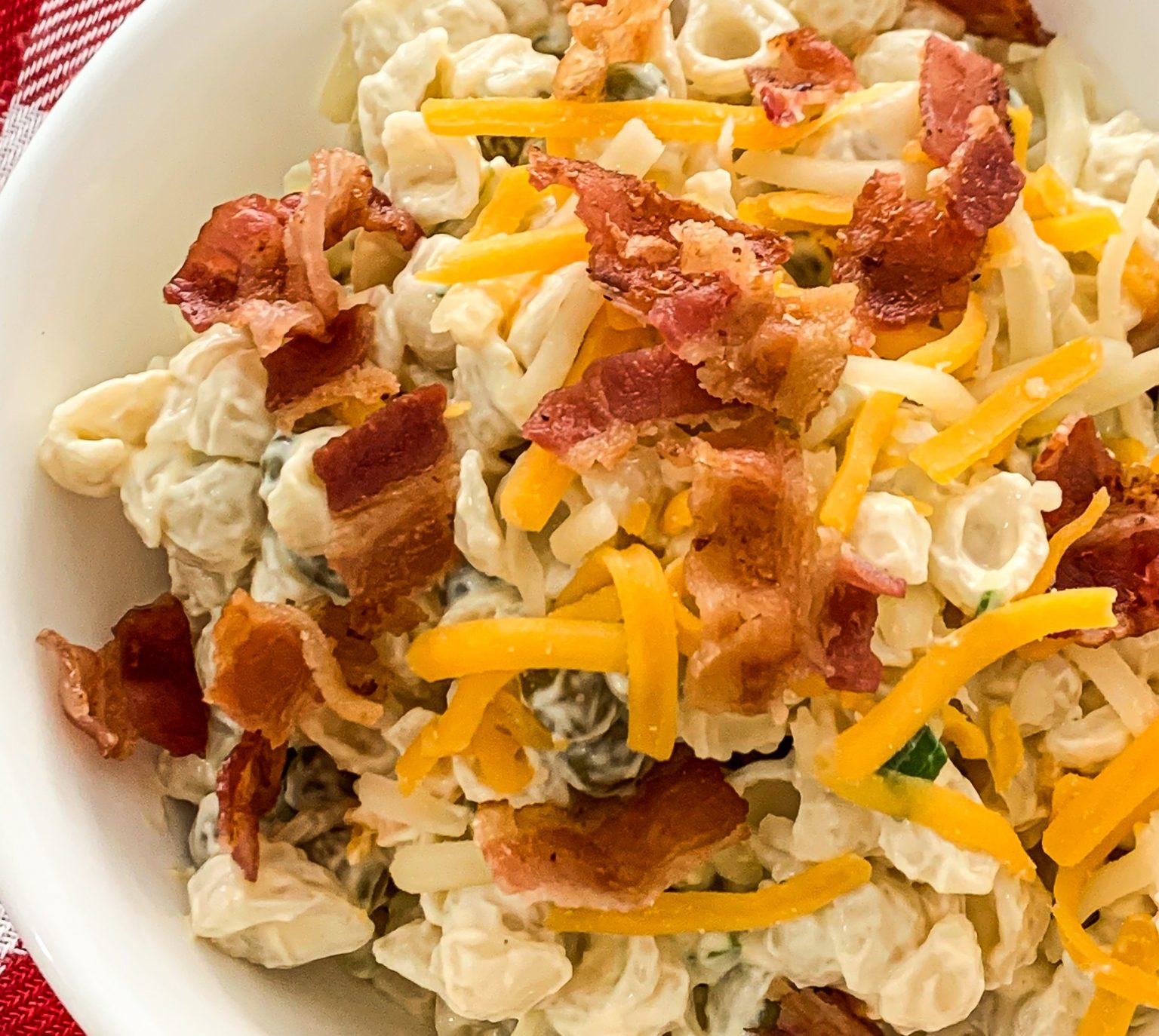 Bacon Ranch Pasta Salad With Peas Sweet Pea's Kitchen