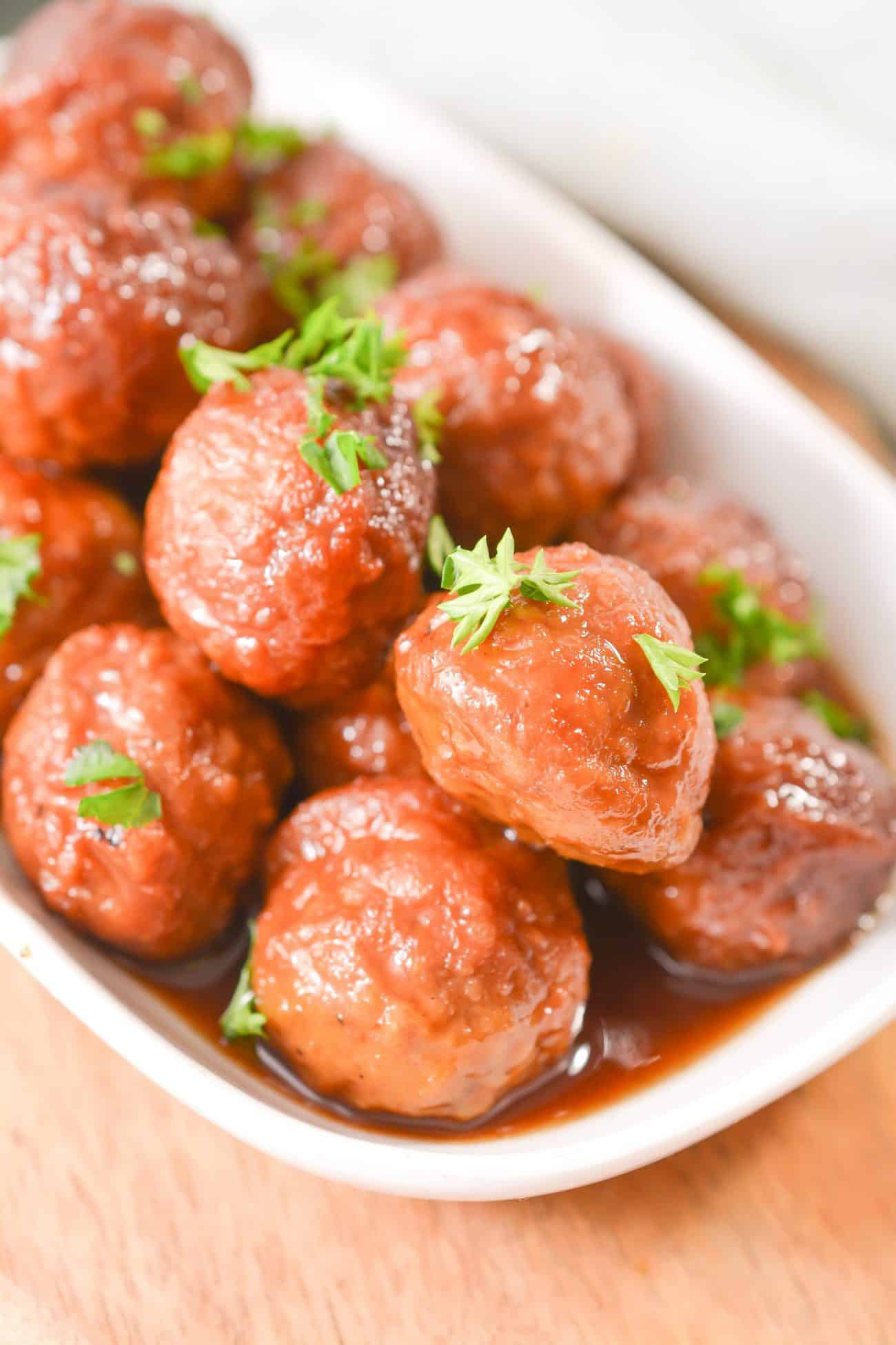 Best Crockpot Meatballs - Sweet Pea's Kitchen