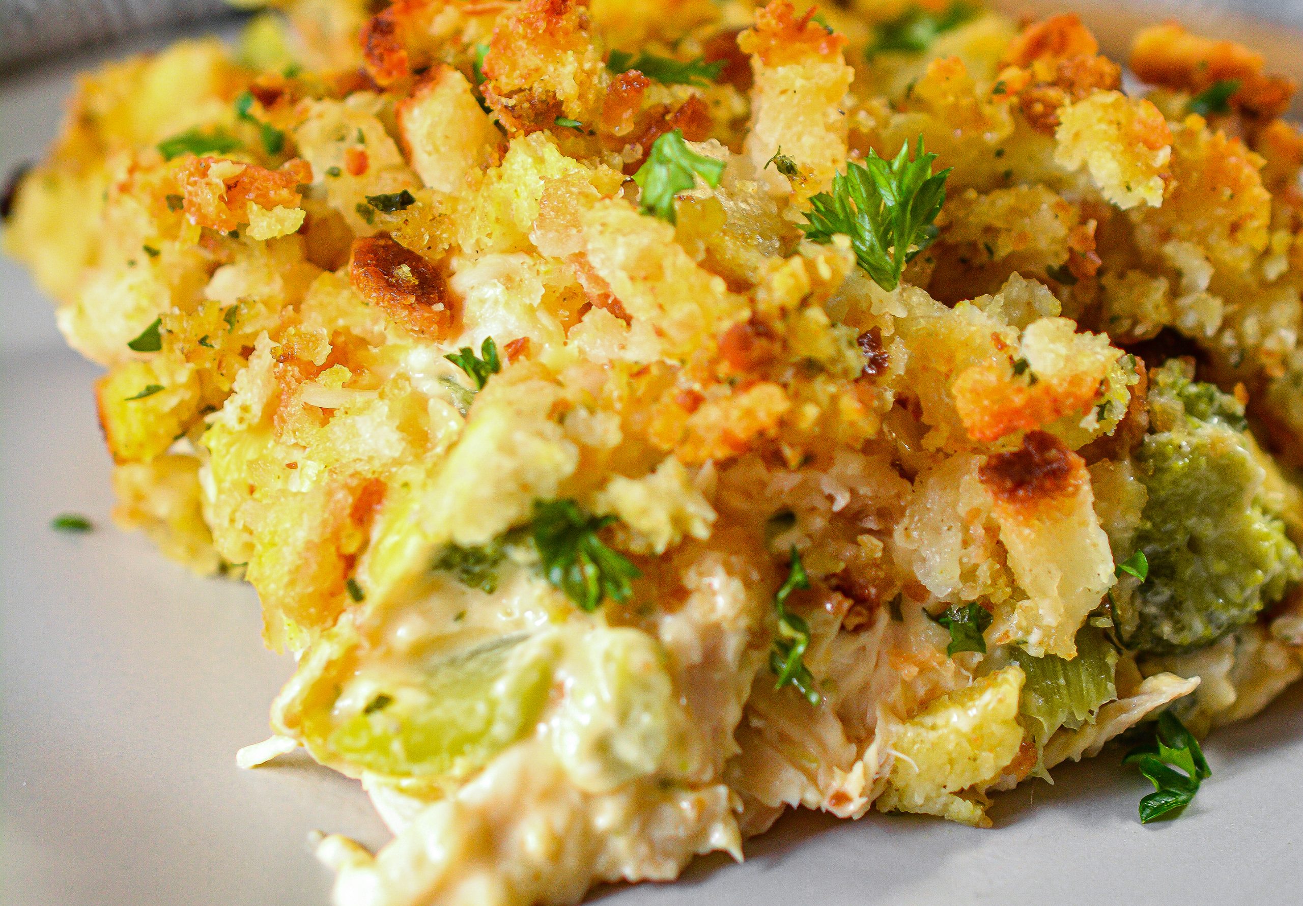 Cheesy Chicken Broccoli Stuffing Bake Sweet Pea's Kitchen