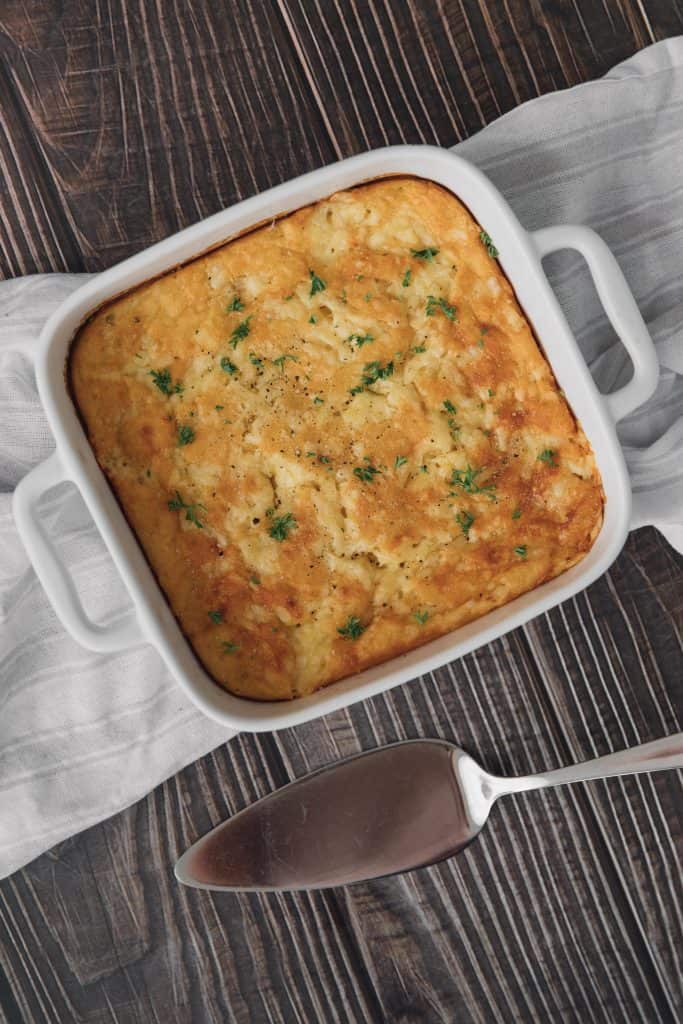 Cheesy, Creamy Cornbread Casserole - Sweet Pea's Kitchen