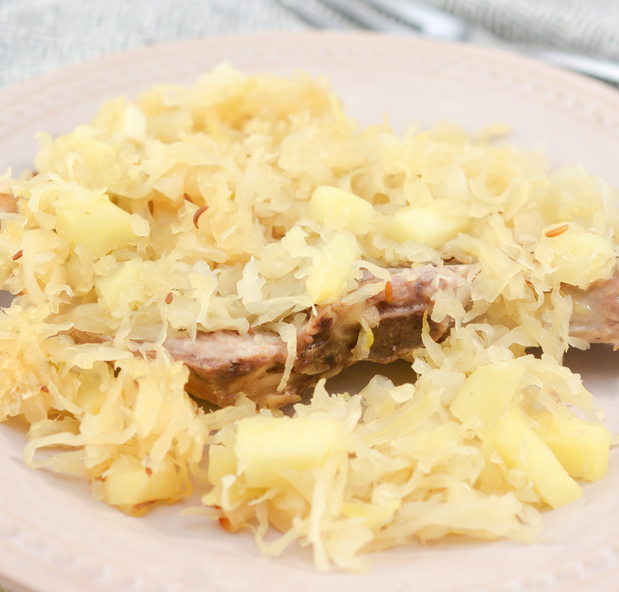 German Pork Chops And Sauerkraut Sweet Peas Kitchen 