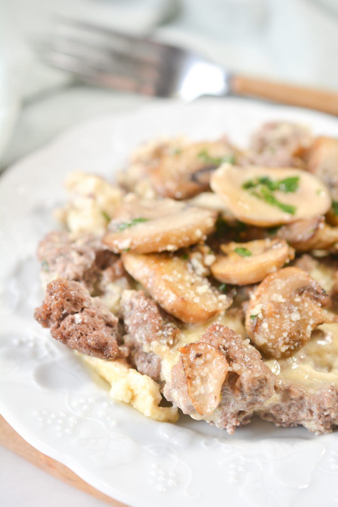 Hamburger Mushroom Bake - Sweet Pea's Kitchen