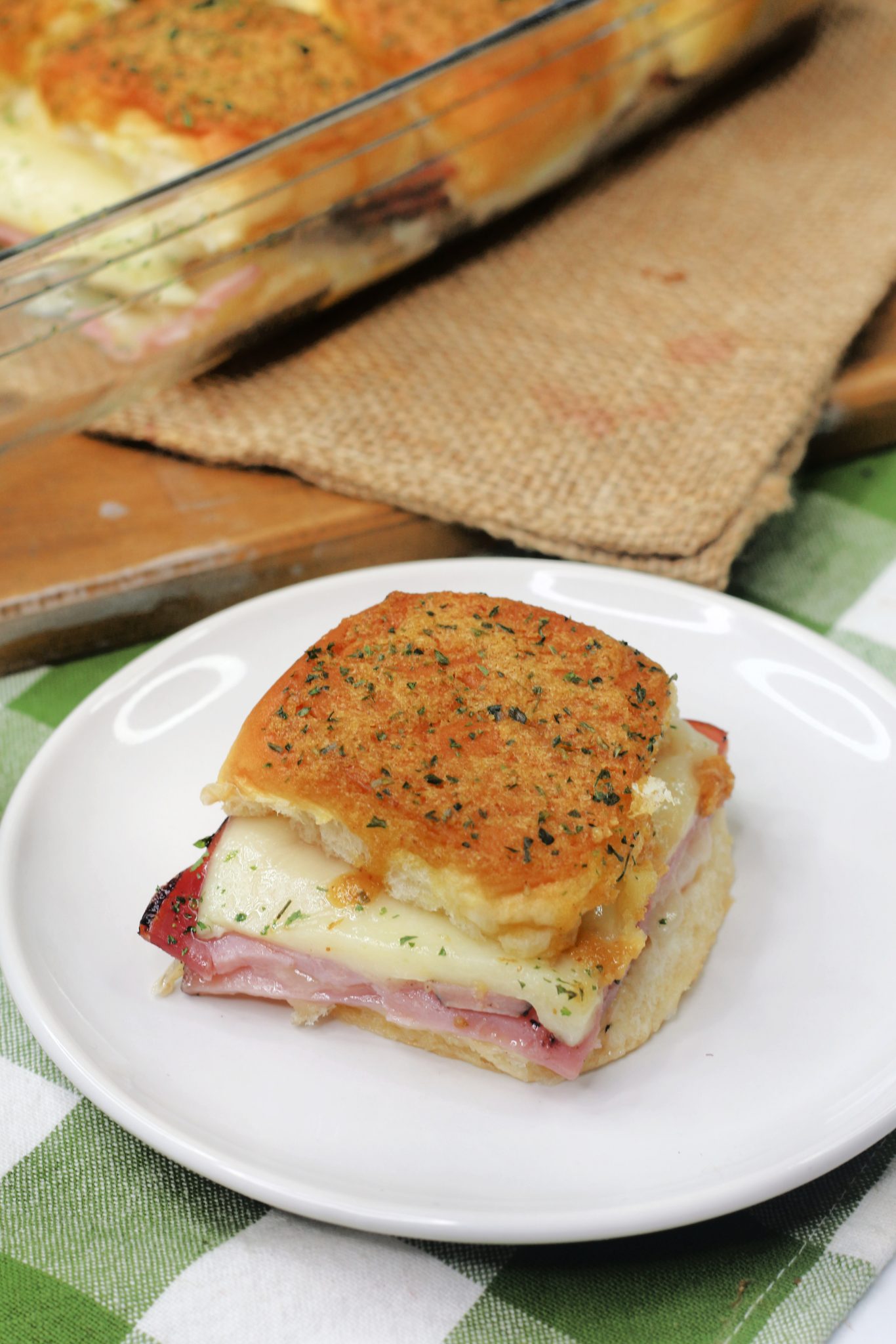 Hawaiian Baked Ham and Swiss Sandwiches - Sweet Pea's Kitchen