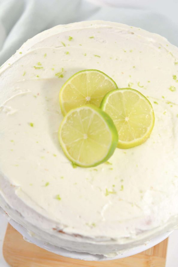 Margarita Cake with Key Lime Cream Cheese Frosting - Sweet Pea's Kitchen