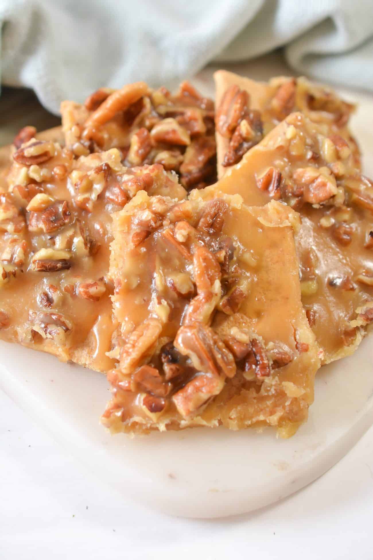 Pecan Pie Bark - Sweet Peas Kitchen