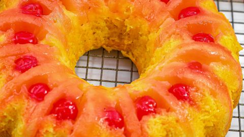 Pineapple Upside Down Bundt Cake