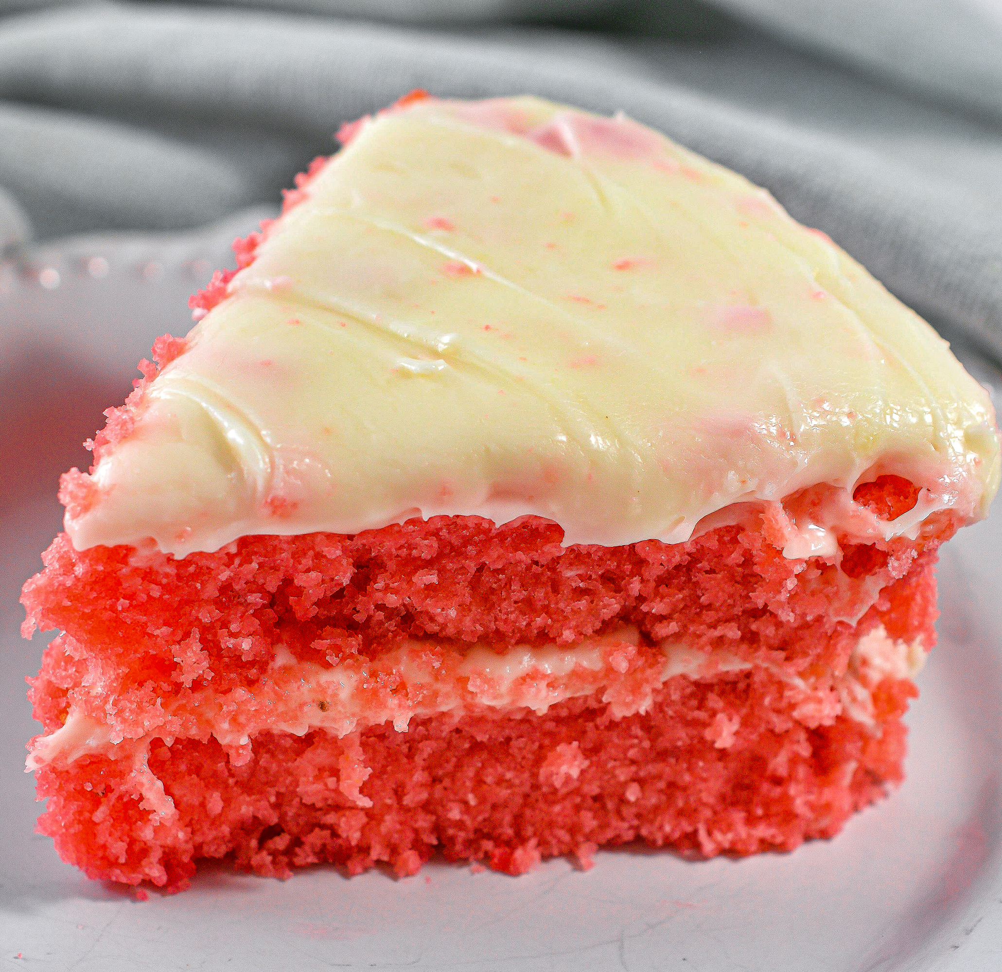 White Chocolate Strawberry Cake-image