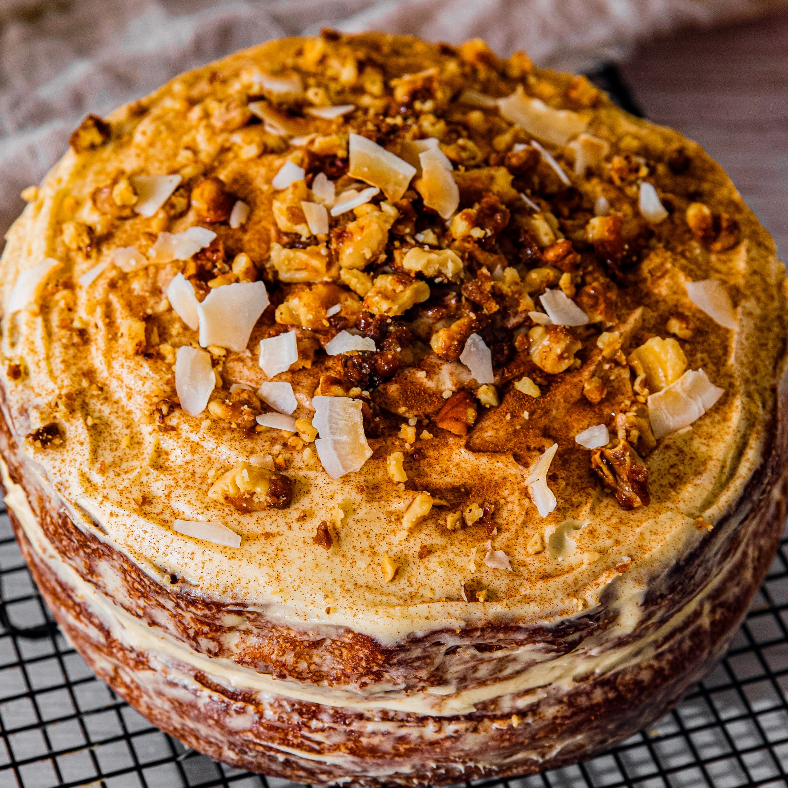 Best Ever Banana Cake With Cream Cheese Frosting-image