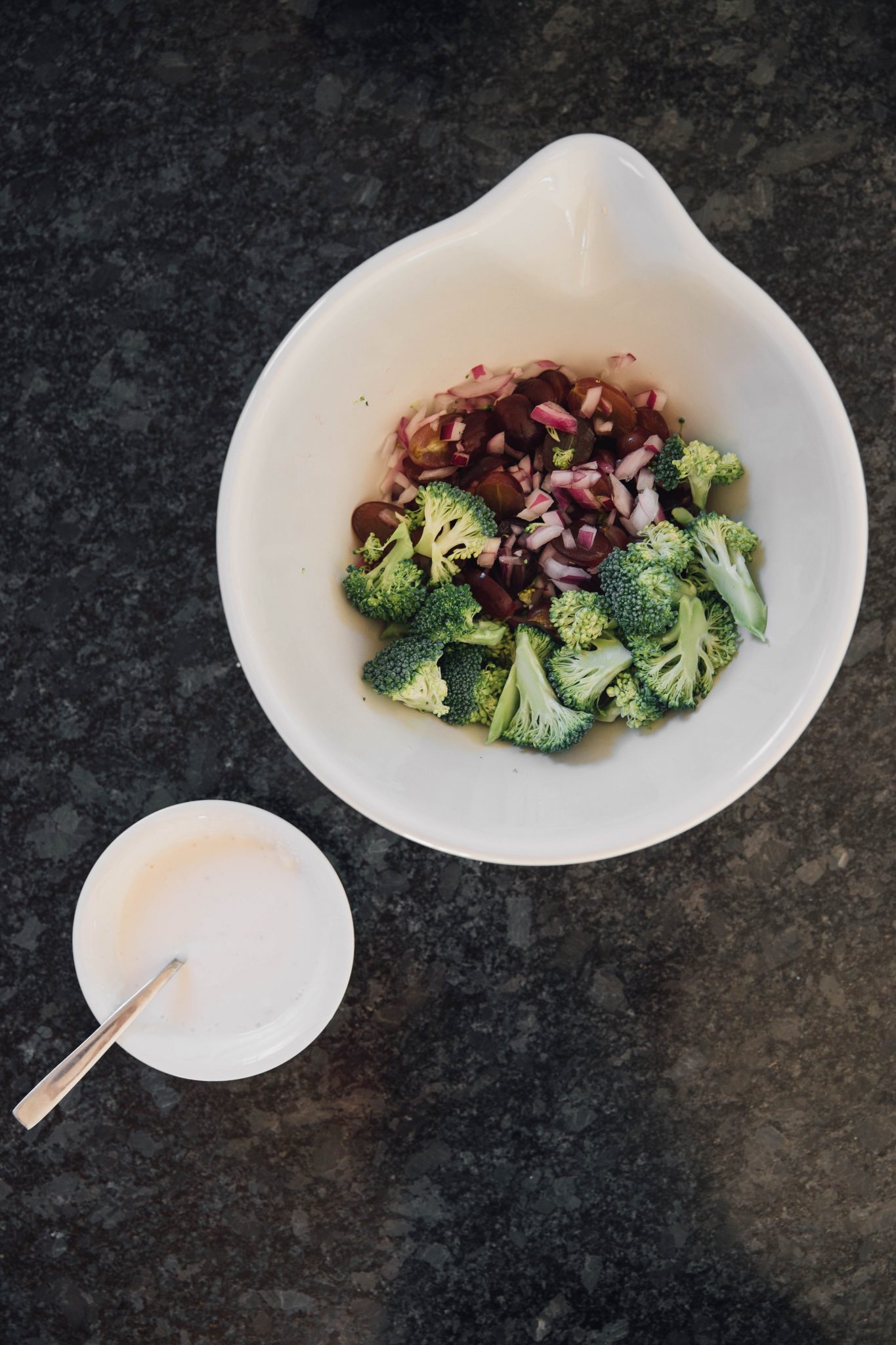 Broccoli Salad With Red Grapes, Bacon and Sunflower Seeds Sweet Pea's