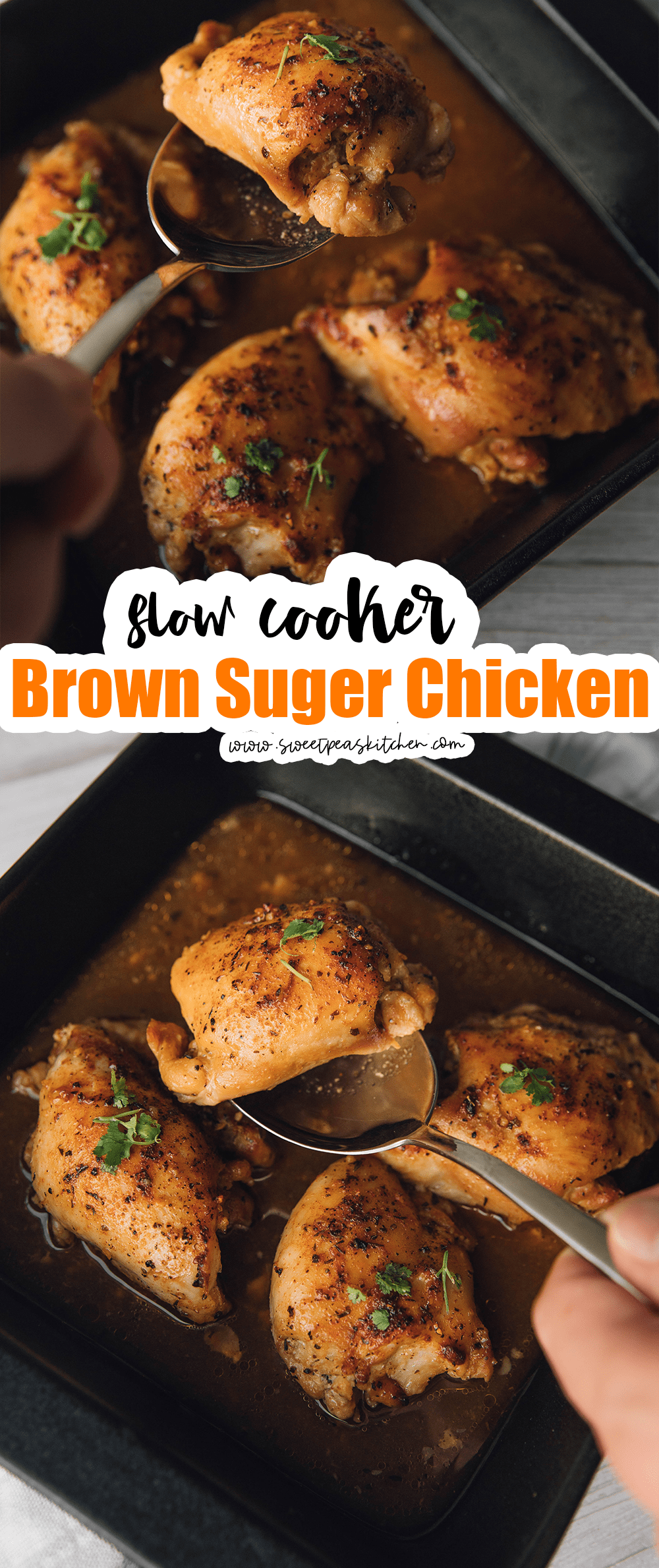 Slow Cooker Brown Suger Chicken
