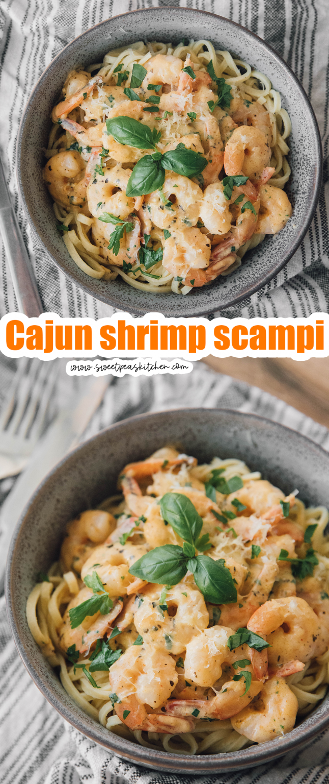 Cajun shrimp scampi - Sweet Pea's Kitchen