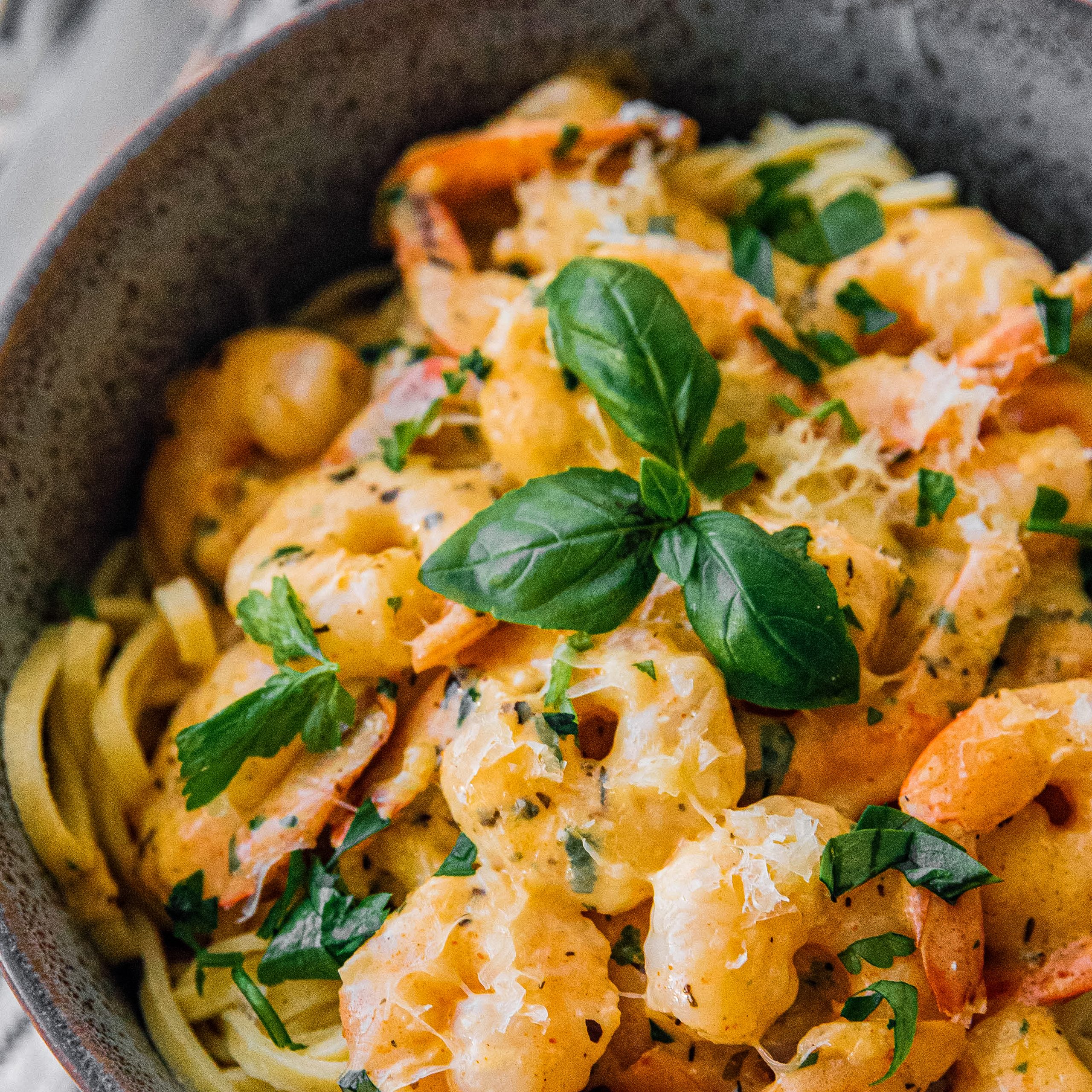 Cajun shrimp scampi-image