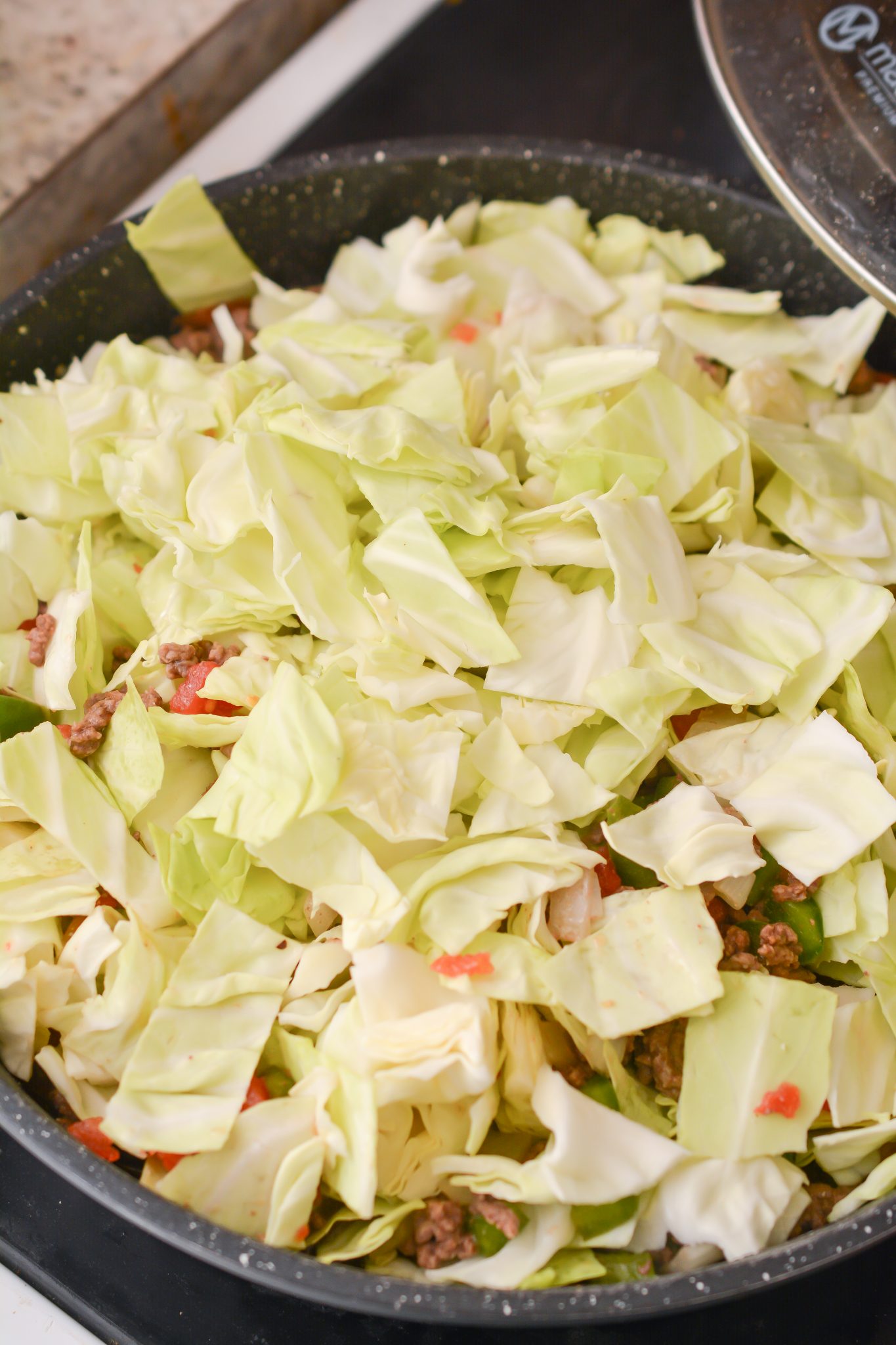 Cheesy Ground Beef And Cabbage Skillet - Sweet Pea's Kitchen