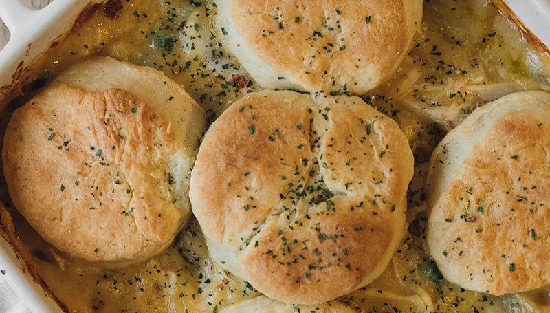 Chicken Biscuit Casserole - Sweet Pea's Kitchen