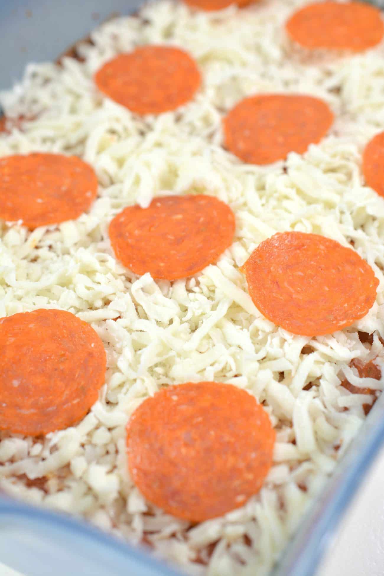 Low Carb Pizza Casserole