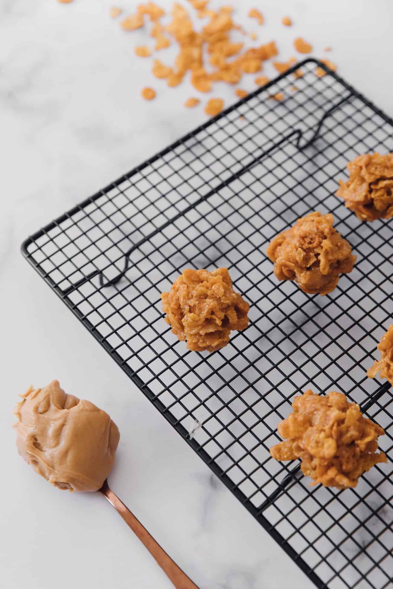 Grama’s Corn Flake Peanut Butter Cookies