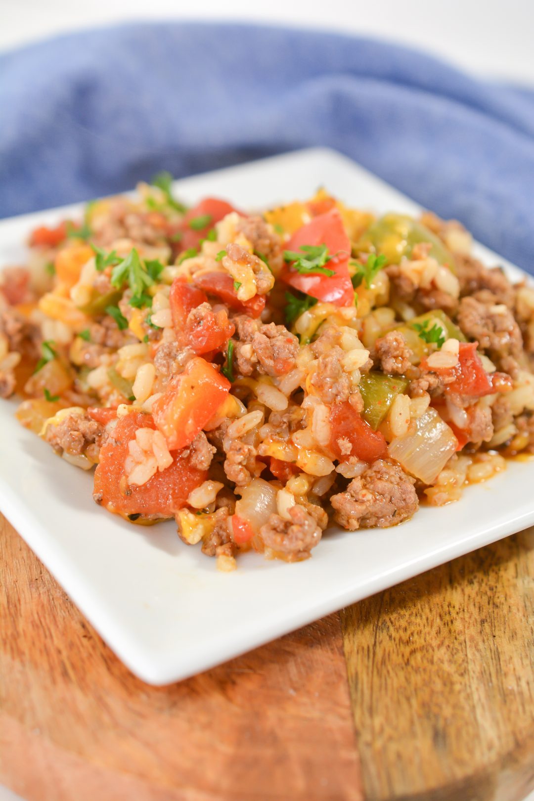 Ground beef and peppers skillet - Sweet Pea's Kitchen