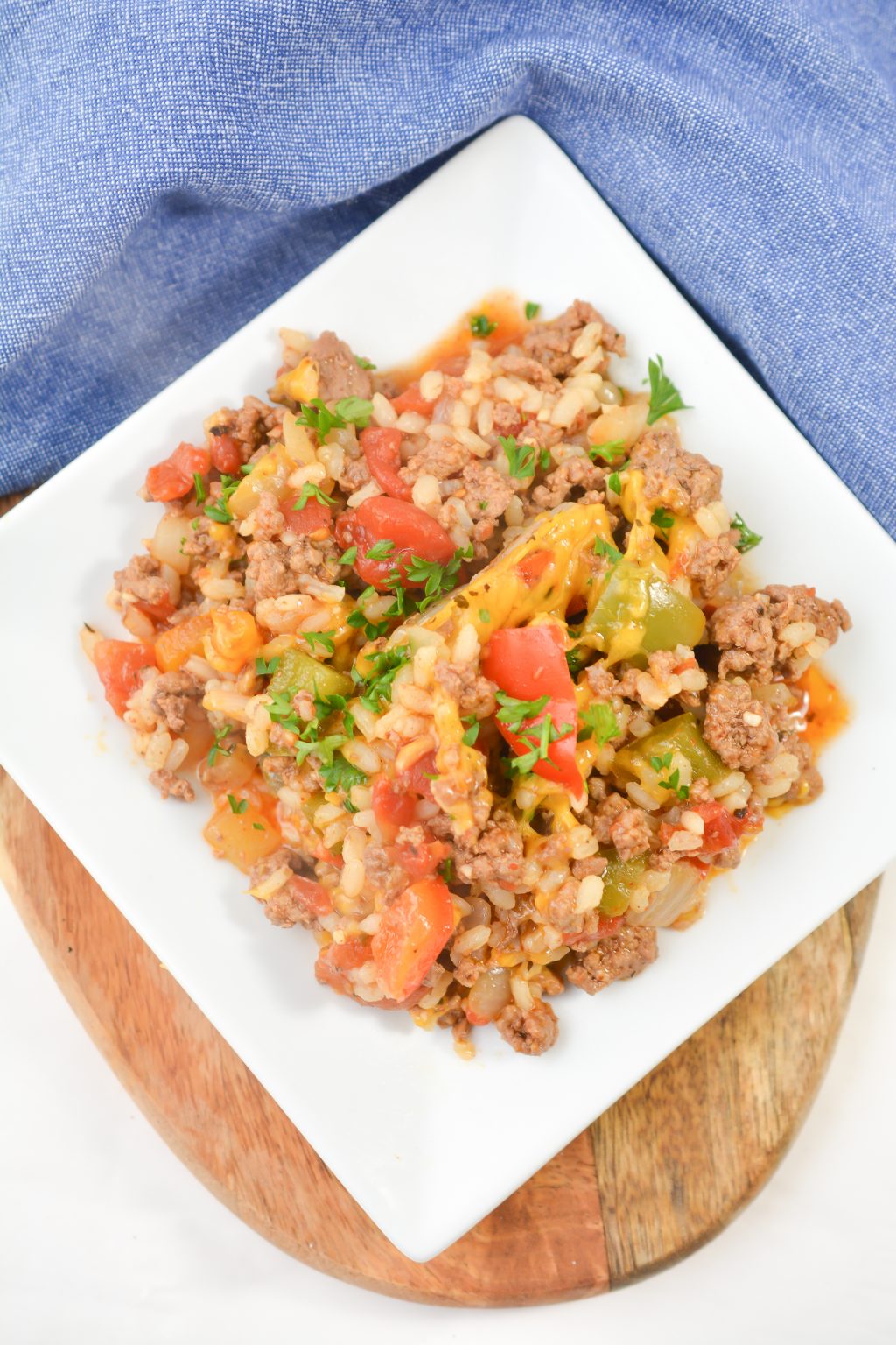 Ground beef and peppers skillet - Sweet Pea's Kitchen