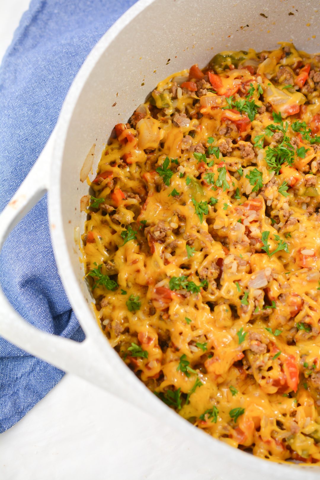 Ground beef and peppers skillet Sweet Pea's Kitchen