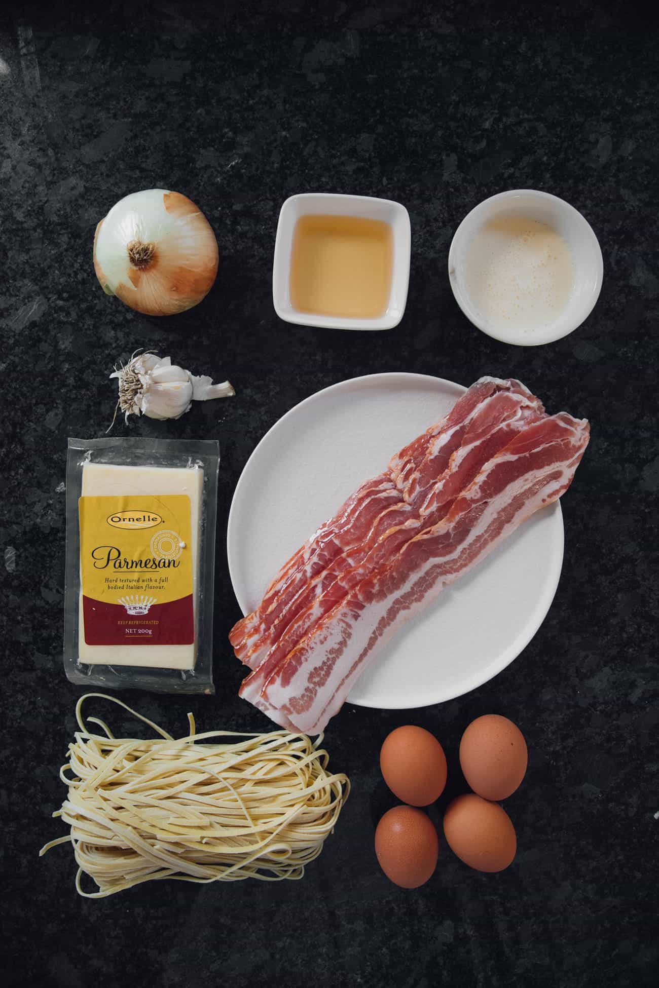 Italian Carbonara with Bacon