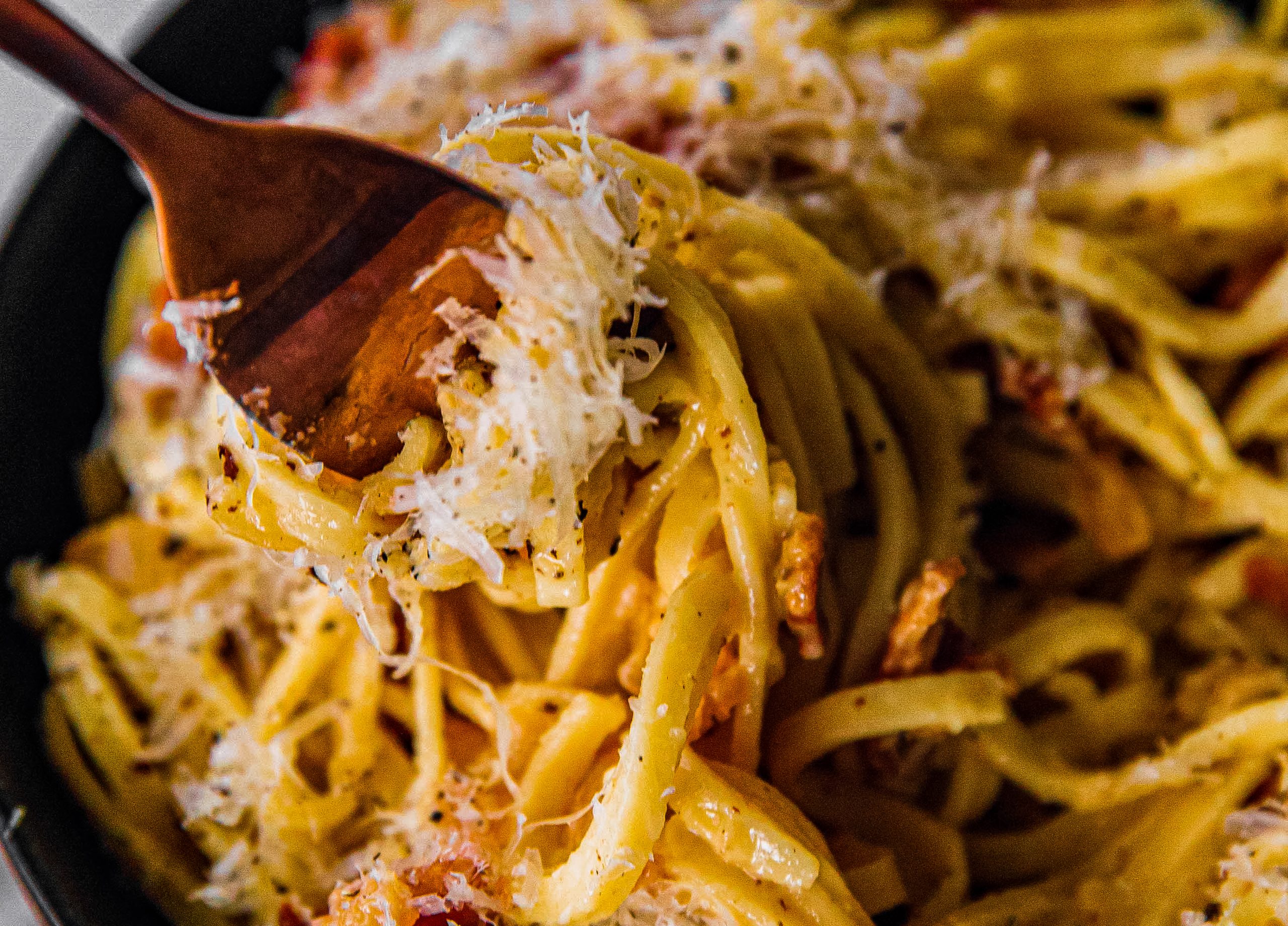 Italian Carbonara with Bacon Sweet Pea's Kitchen