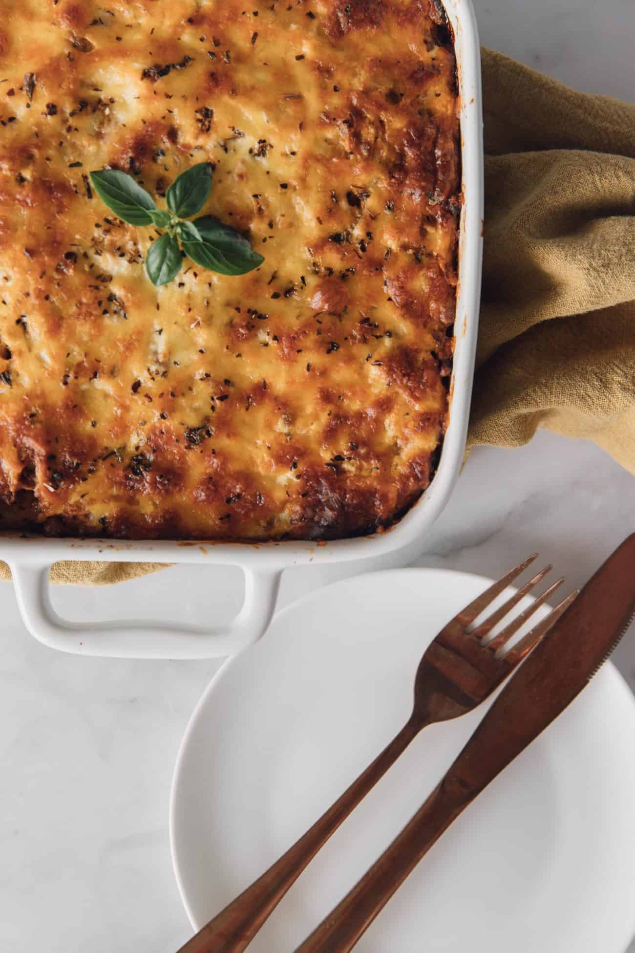 Italian Rigatoni Pasta Bake 