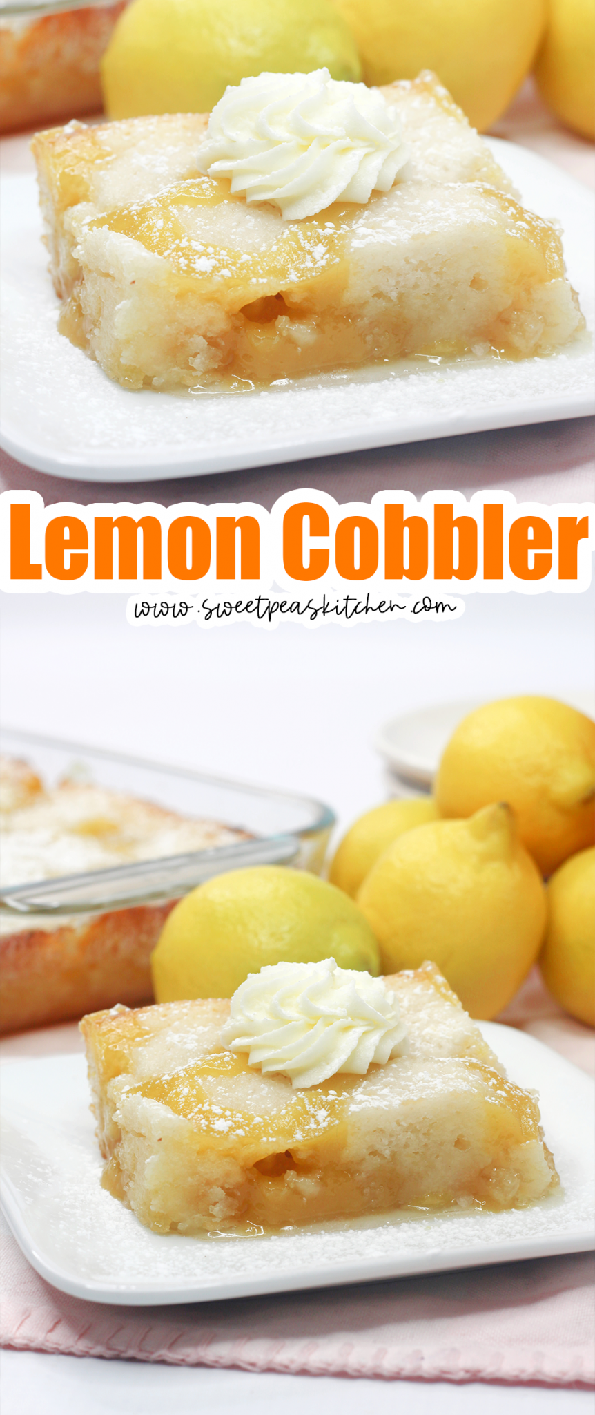 Lemon Cobbler - Sweet Pea's Kitchen