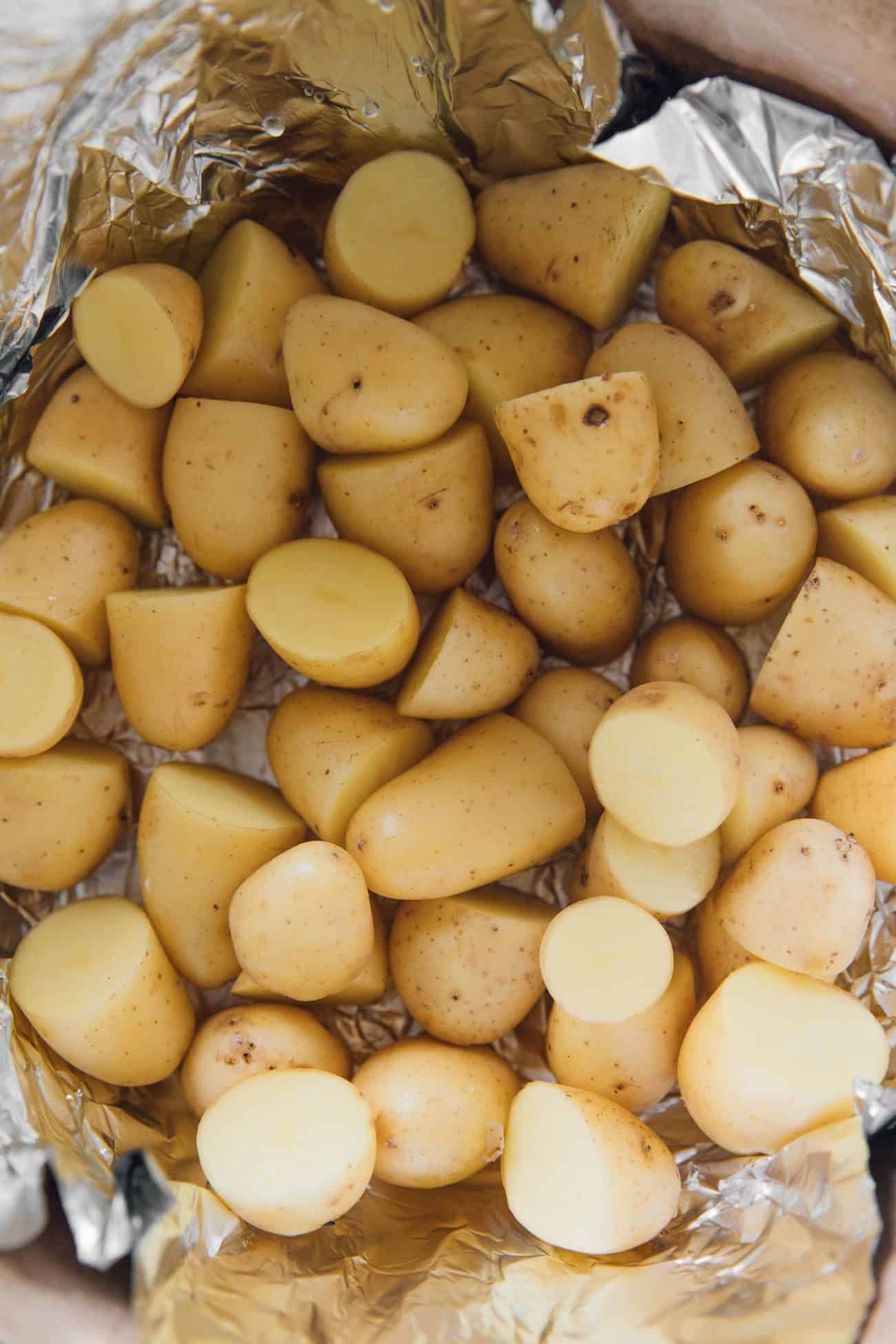 Loaded Slow Cooker Potatoes