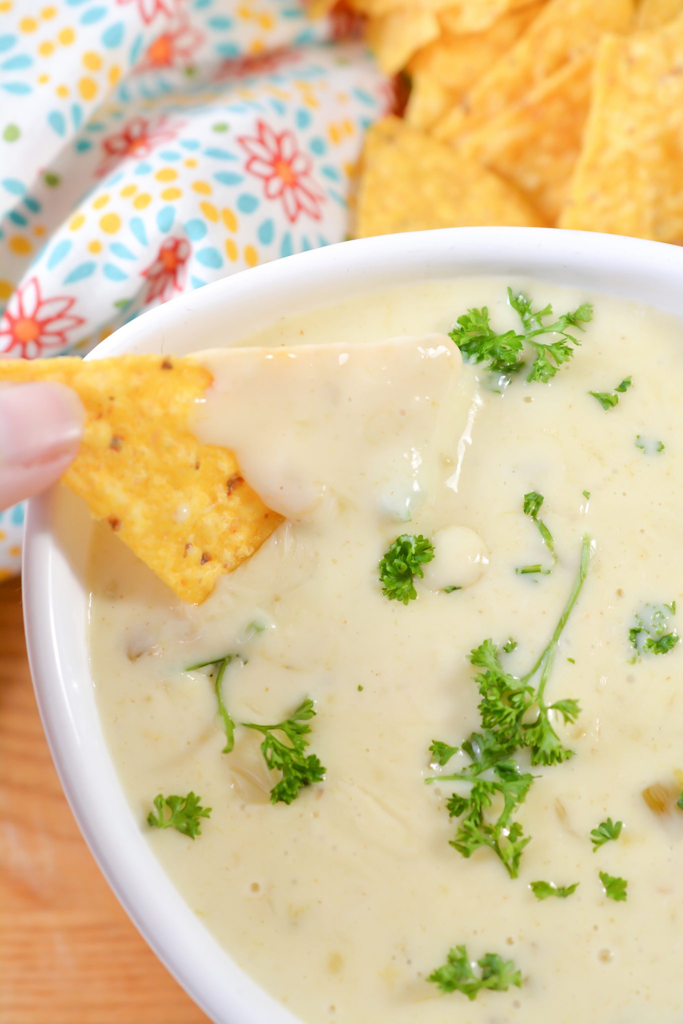 Mexican Restaurant Cheese Dip - Sweet Pea's Kitchen