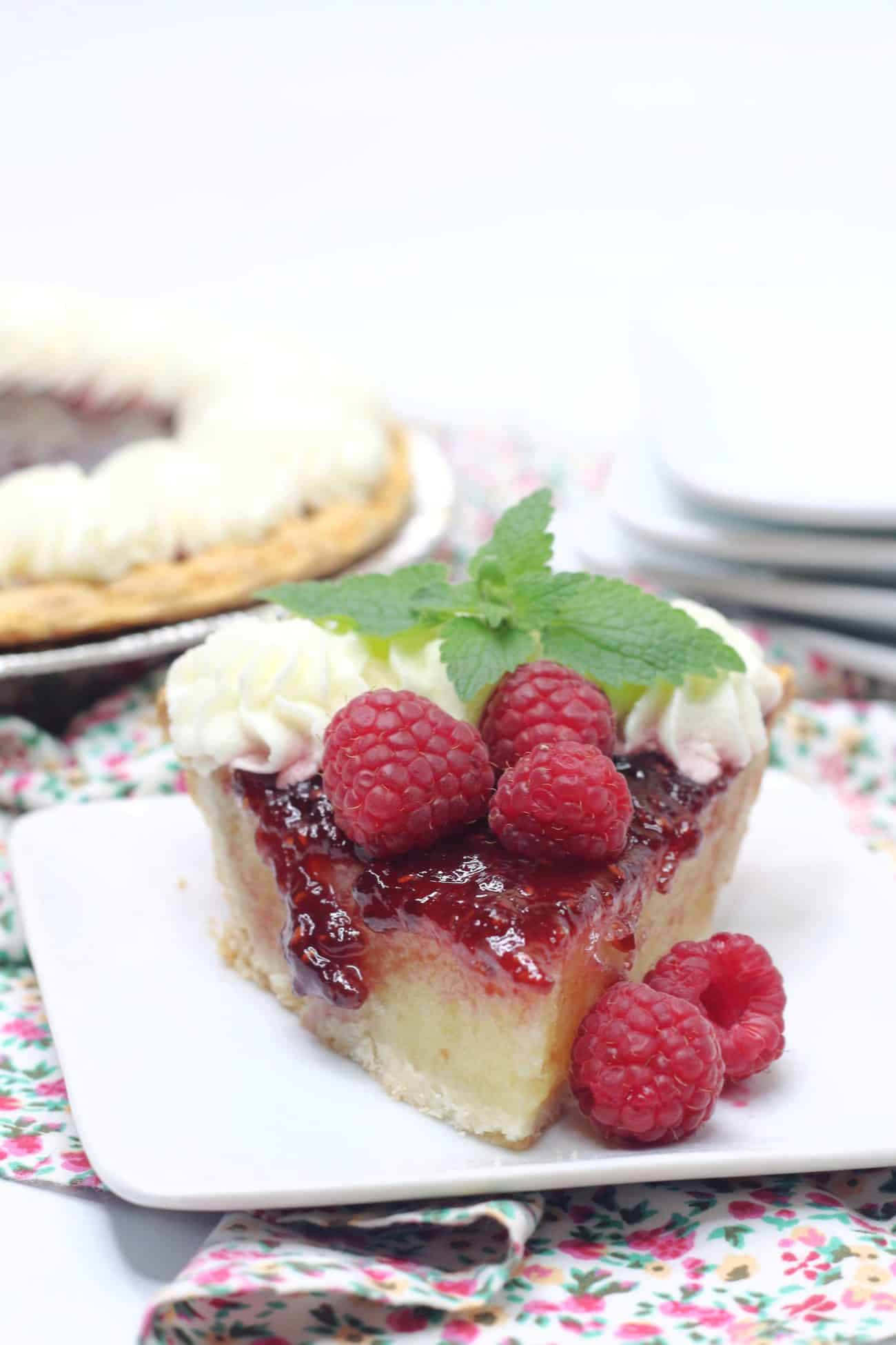 Old Fashioned Raspberry Chess Pie