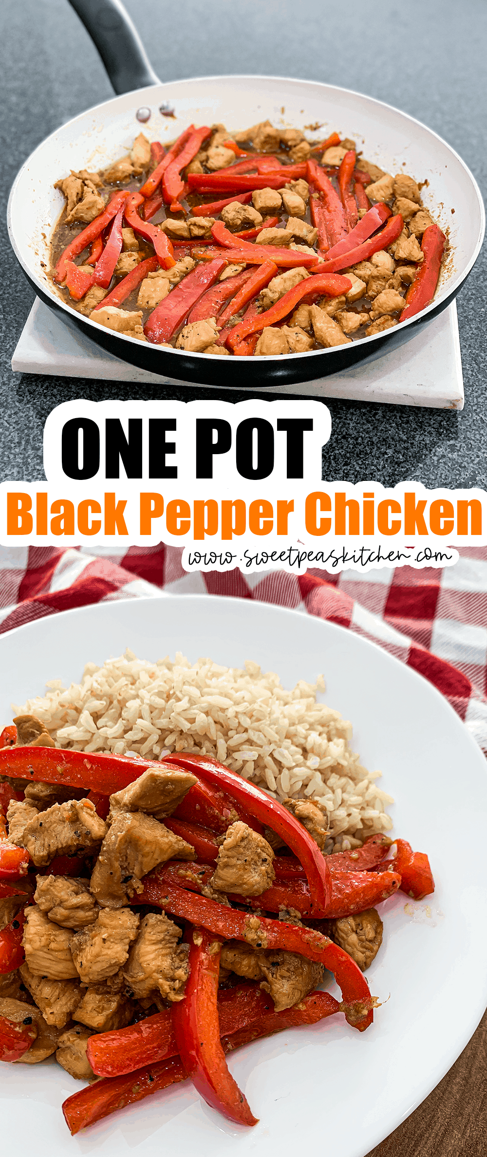 One Pot Black Pepper Chicken