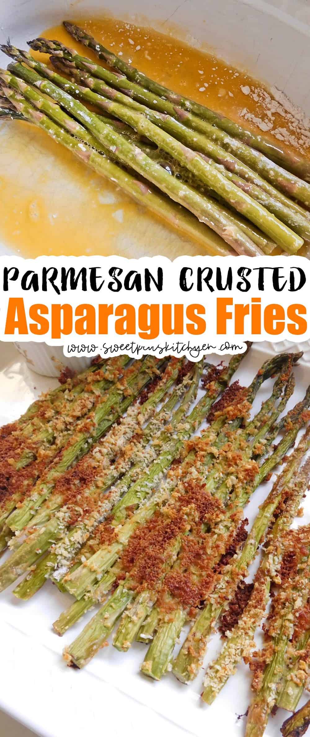 Parmesan Crusted Asparagus Fries
