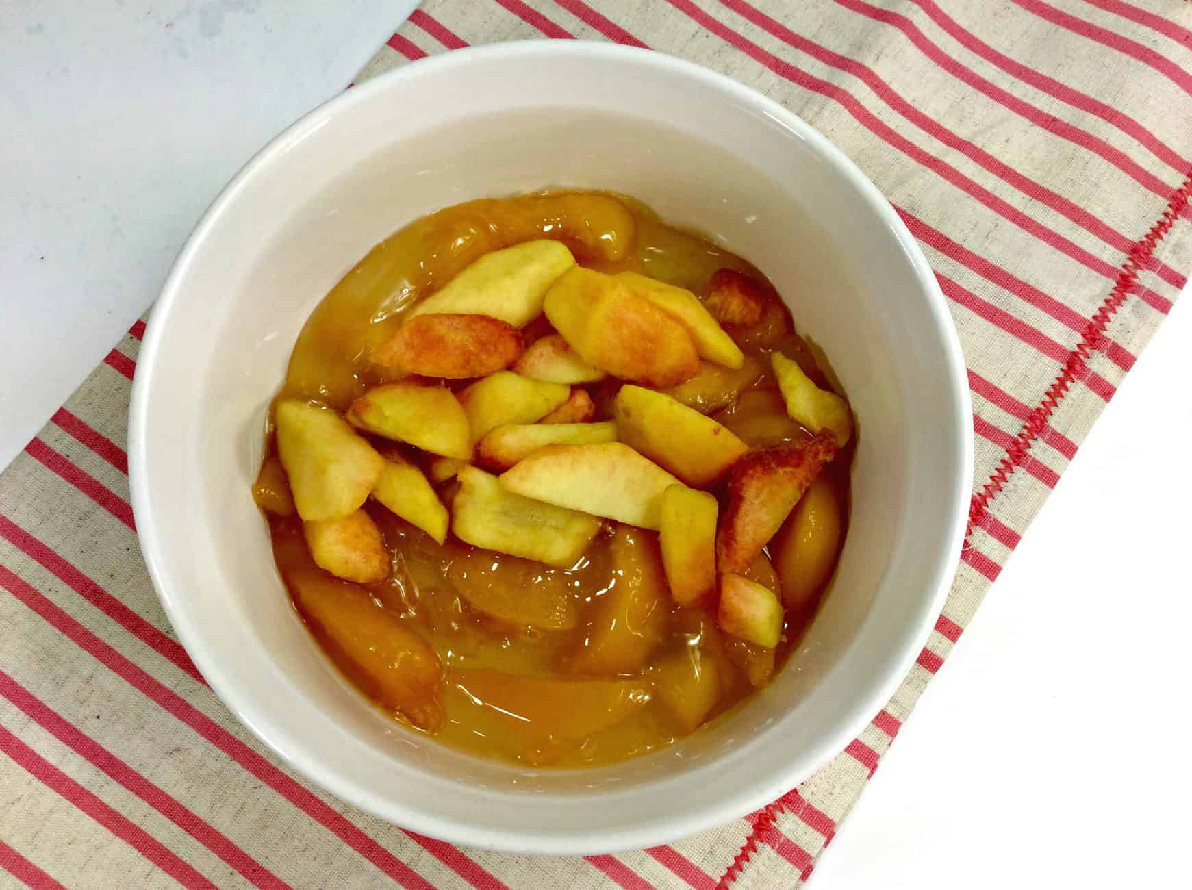 Peach blueberry cobbler