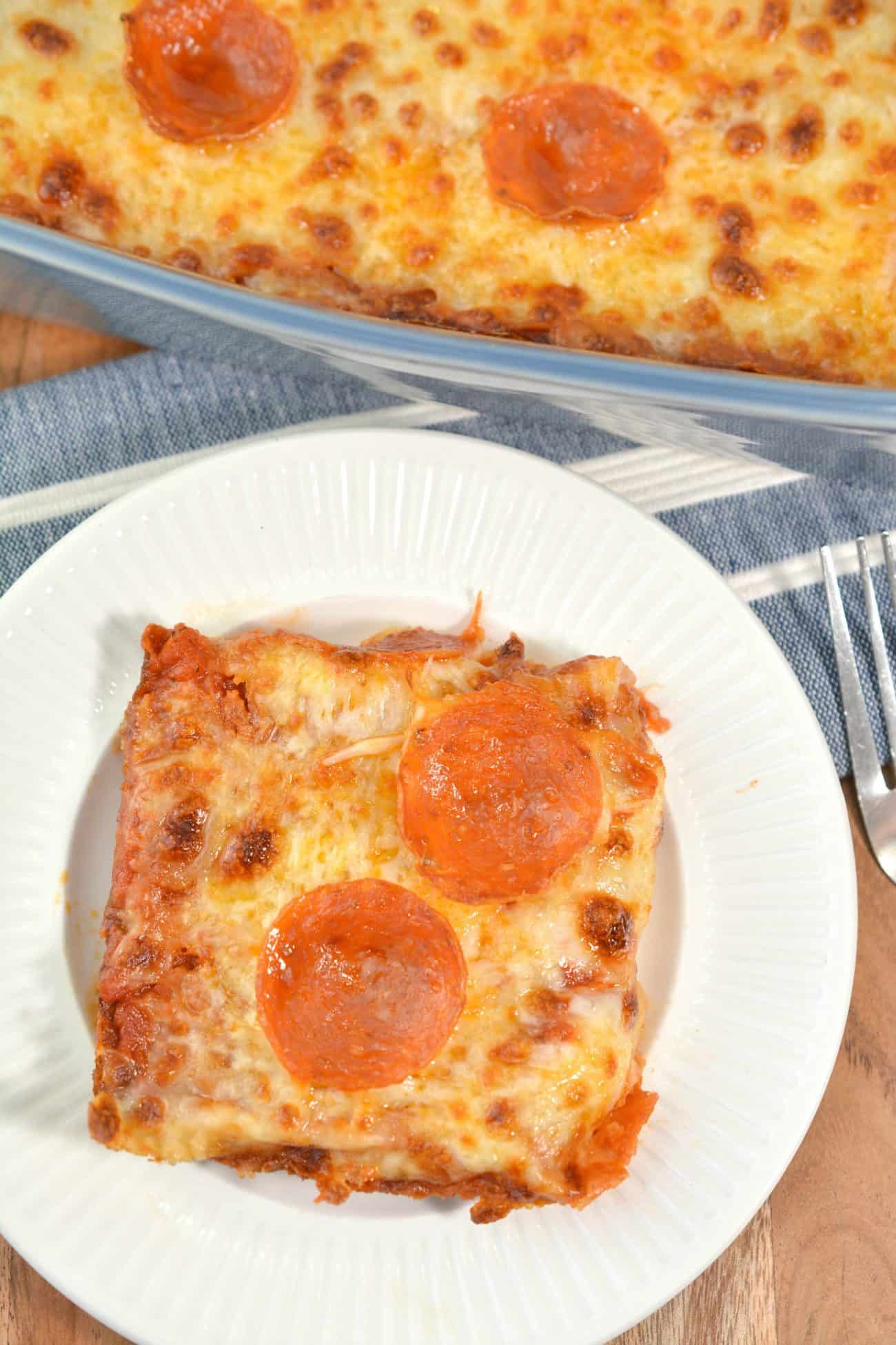 Low Carb Pizza Casserole